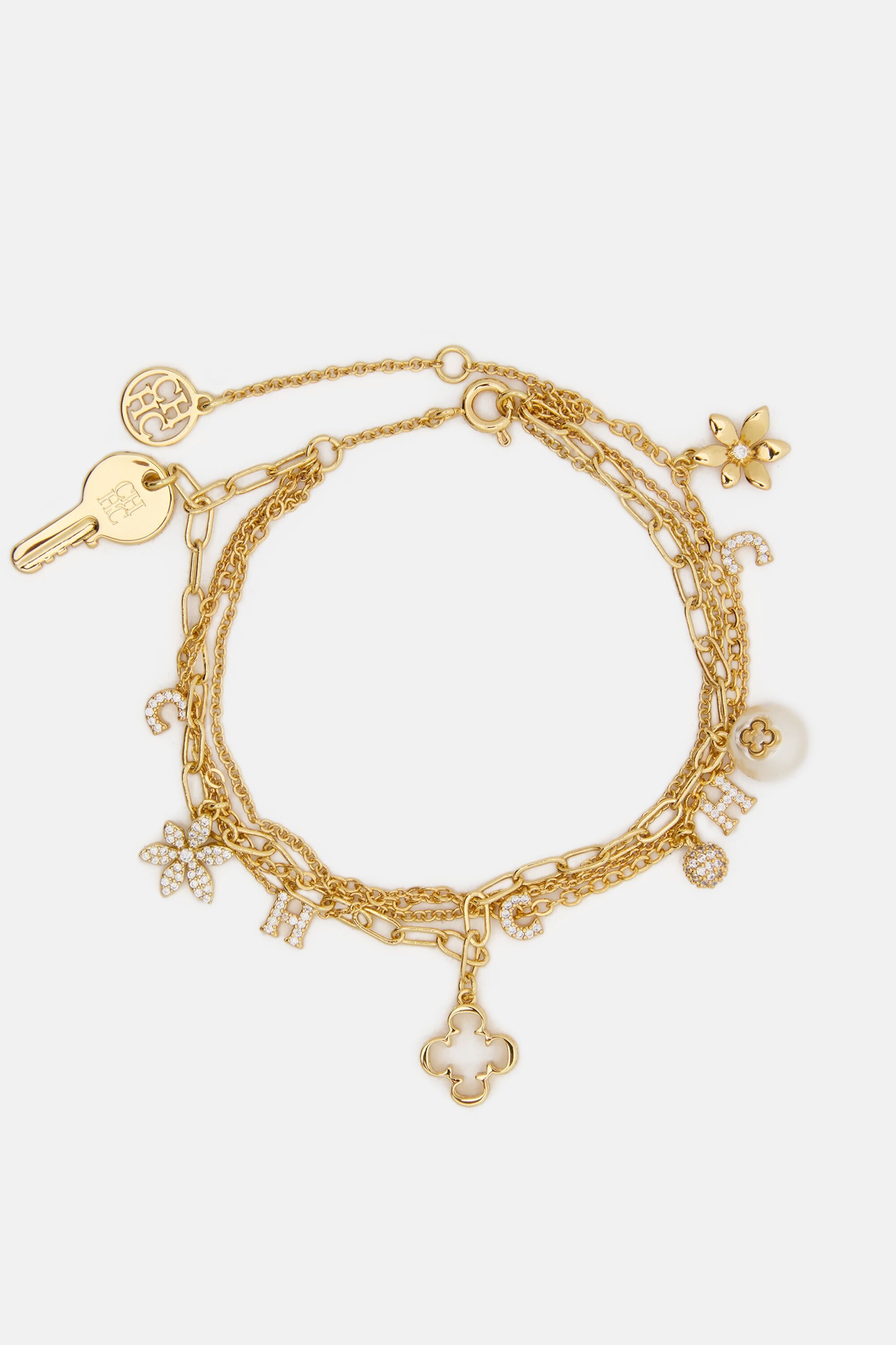 Pulsera Archive con Perla y Cristal
