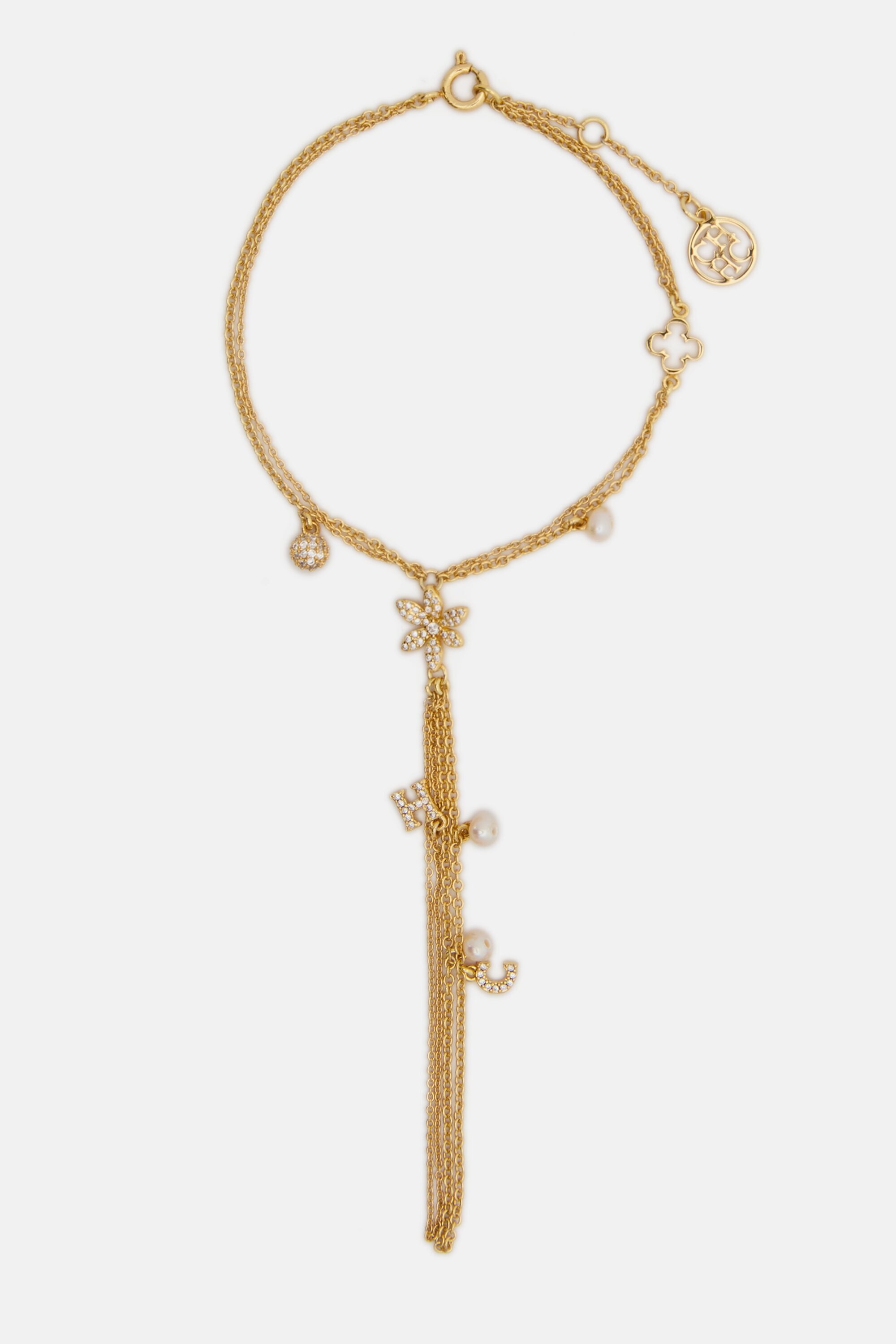 Archive Bracelet with Pearl and Crystal
