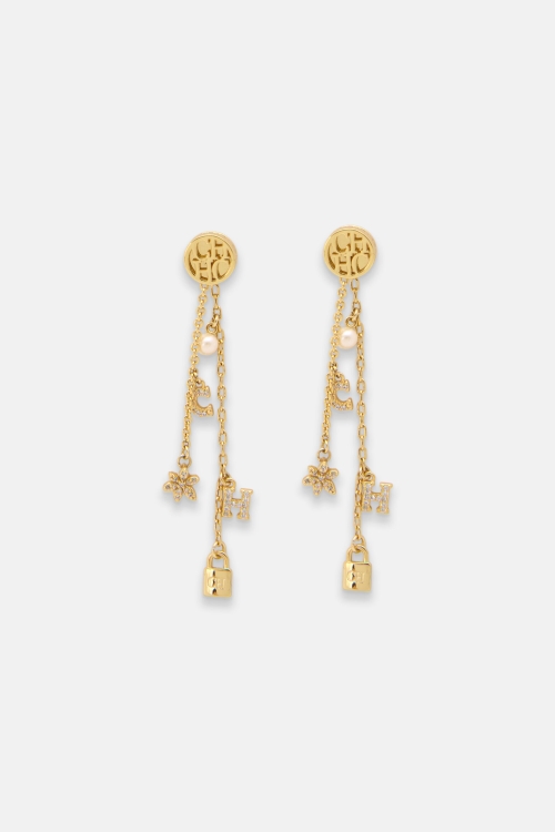 ARCHIVE EARRINGS WITH PEARL AND CRYSTAL