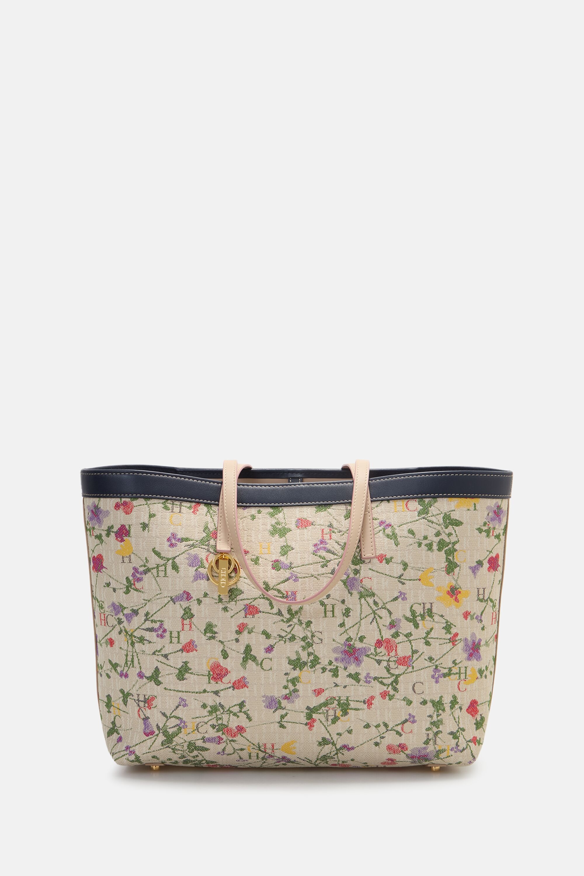 Shopping | Large Shoulder Bag - BEIGE/MULTICOLOR