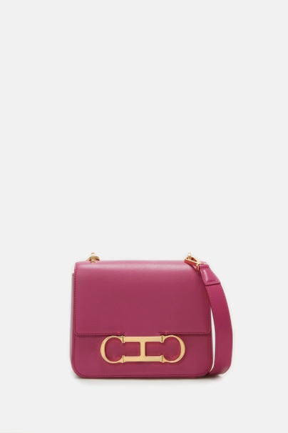 Initials Insignia | Medium Shoulder Bag - BOUGAINVILLEA