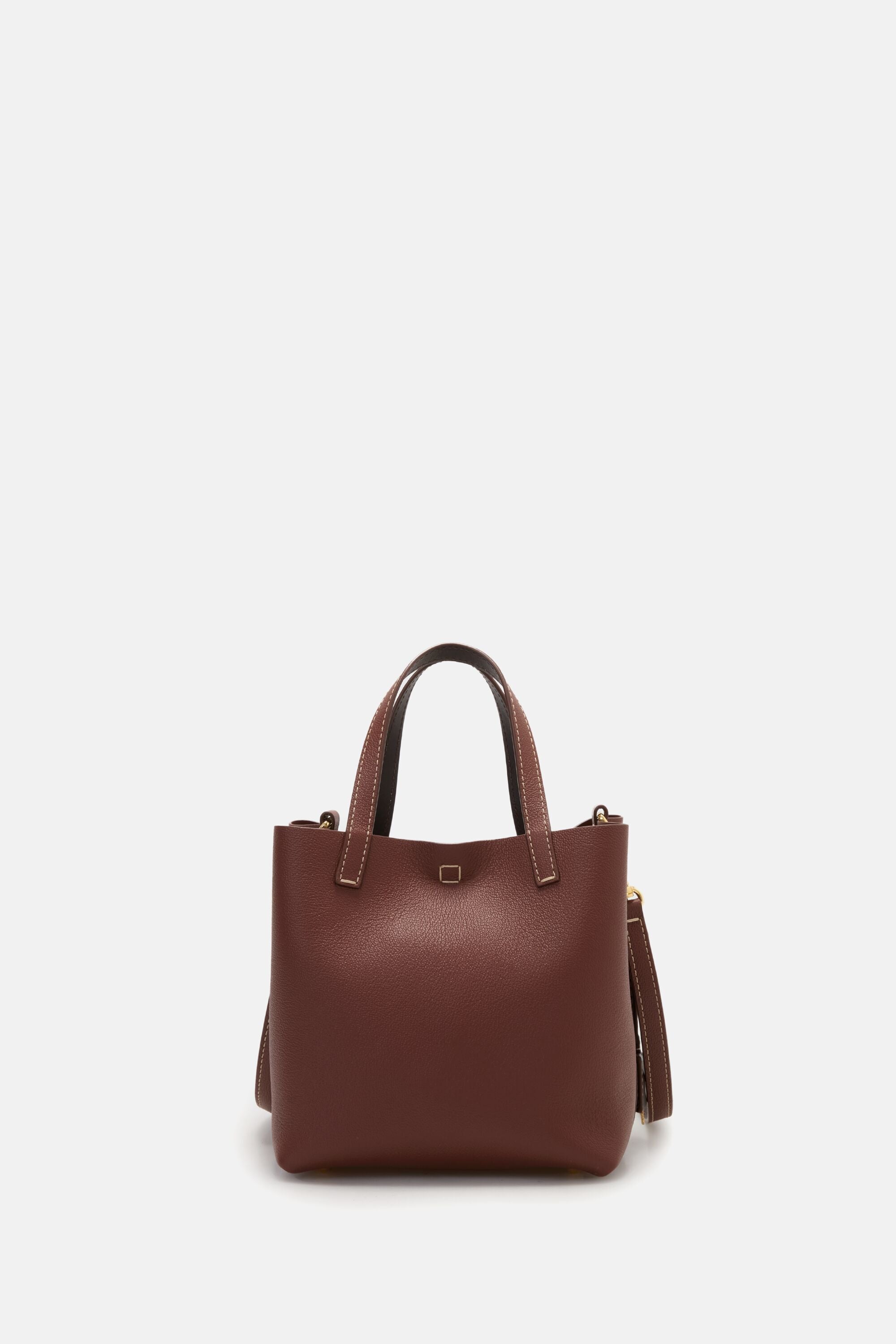 Matryoshka Locked XS | Small Crossbody Bag chestnut brown - CH