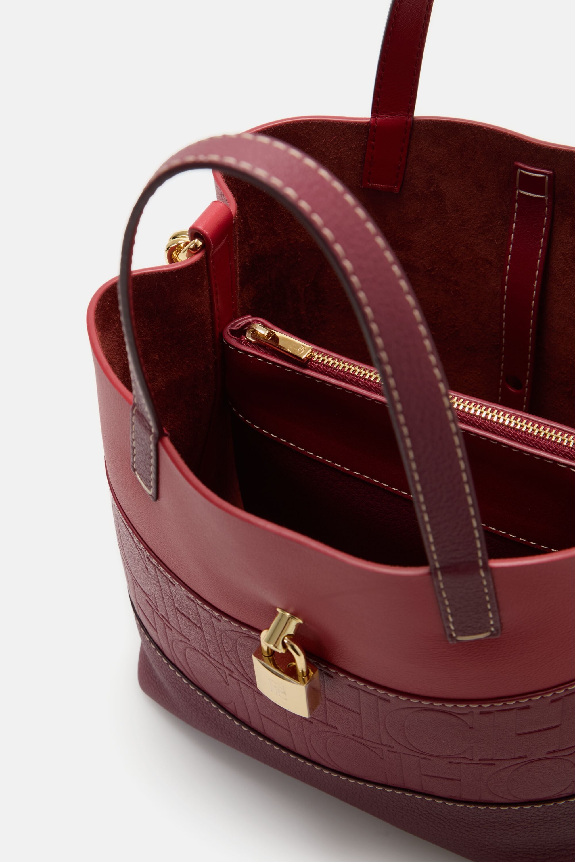 Matryoshka Locked XS | Small Handbag red - CH Carolina Herrera