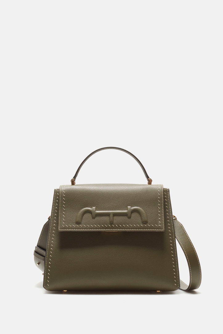 Doma Insignia Satchel | Bolso de mano mediano