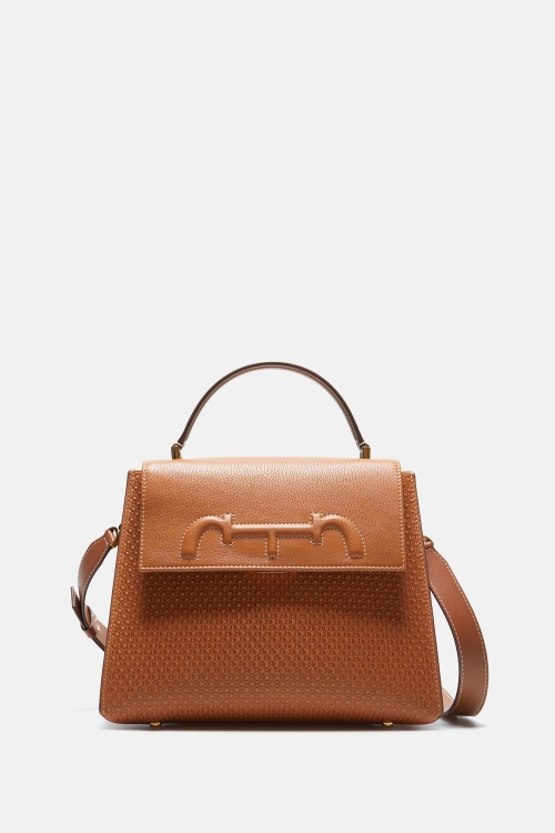 DOMA INSIGNIA SATCHEL | BOLSO DE MANO MEDIANO