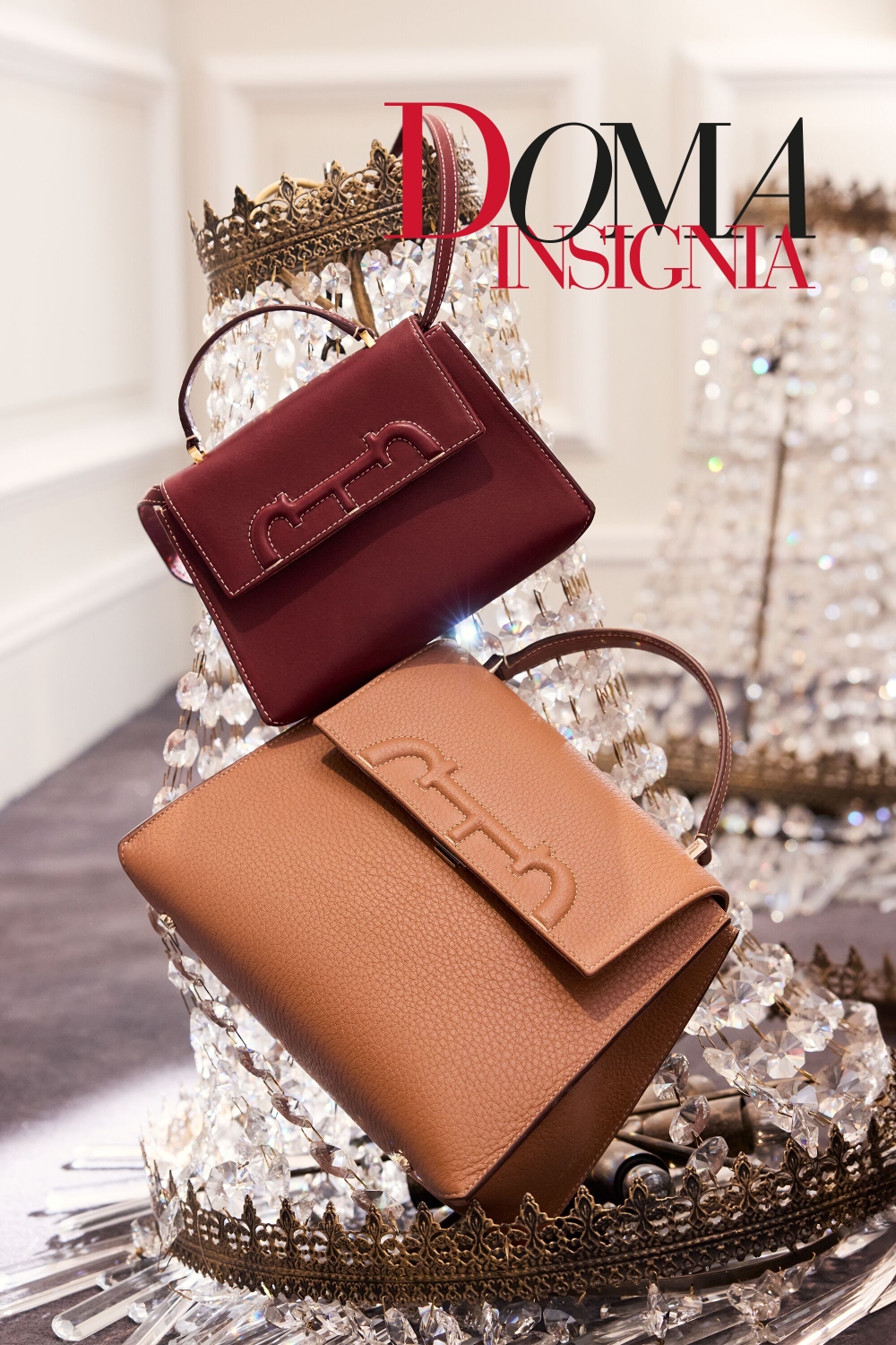 DOMA INSIGNIA SATCHEL | MEDIUM HANDBAG