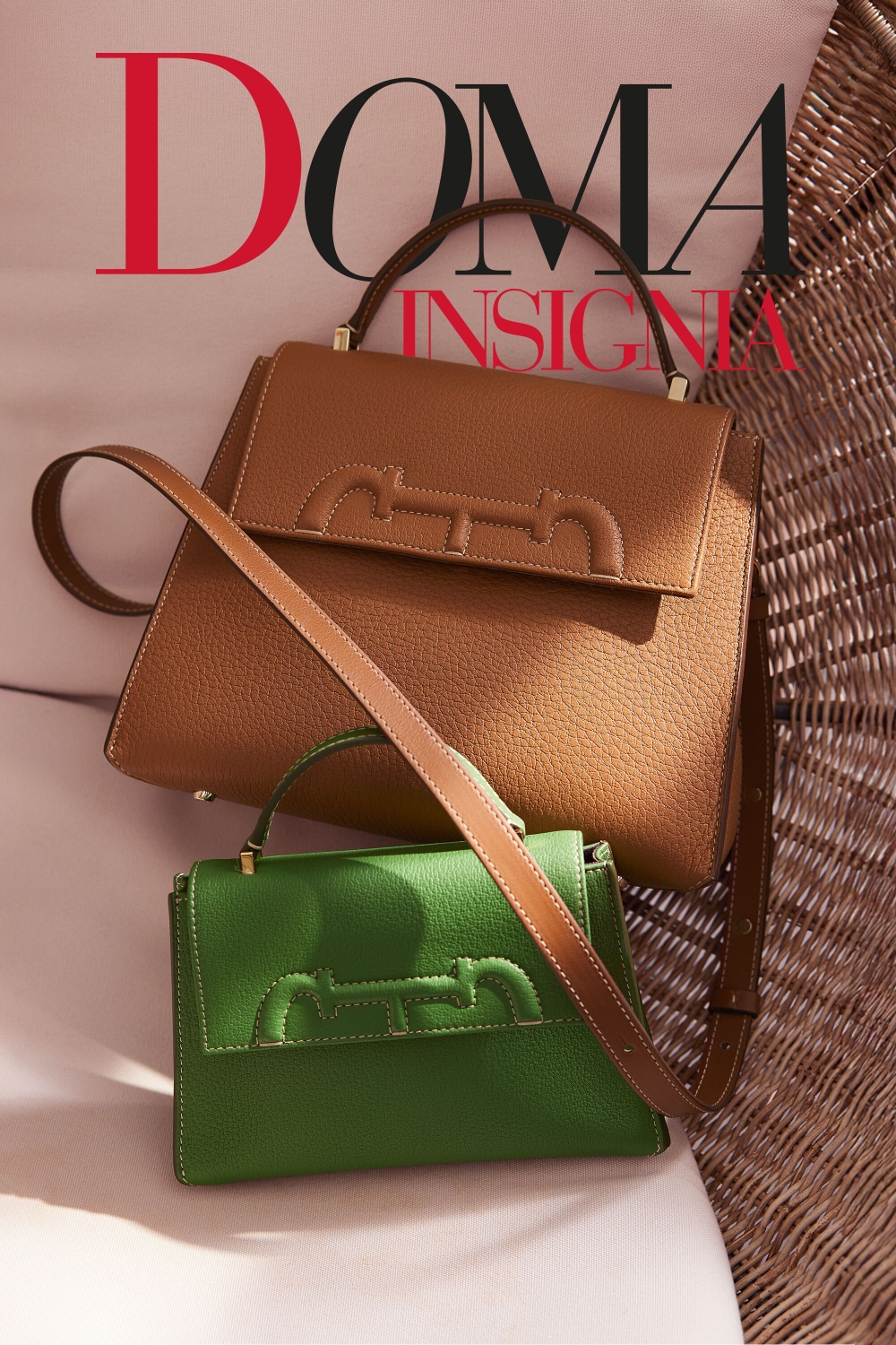 DOMA INSIGNIA SATCHEL | MEDIUM HANDBAG