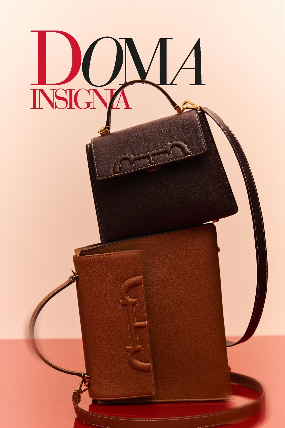 DOMA INSIGNIA SATCHEL | BOLSO DE MANO MEDIANO