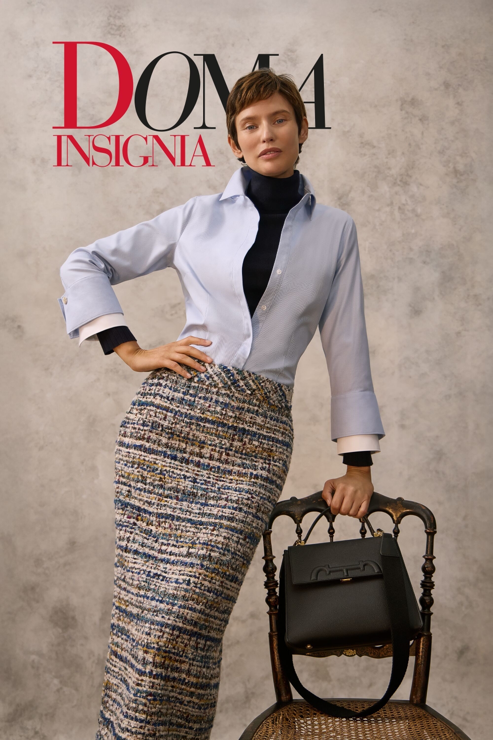 DOMA INSIGNIA SATCHEL | MEDIUM HANDBAG