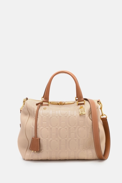 Andy 7 Locked | Medium Handbag - ALMOND