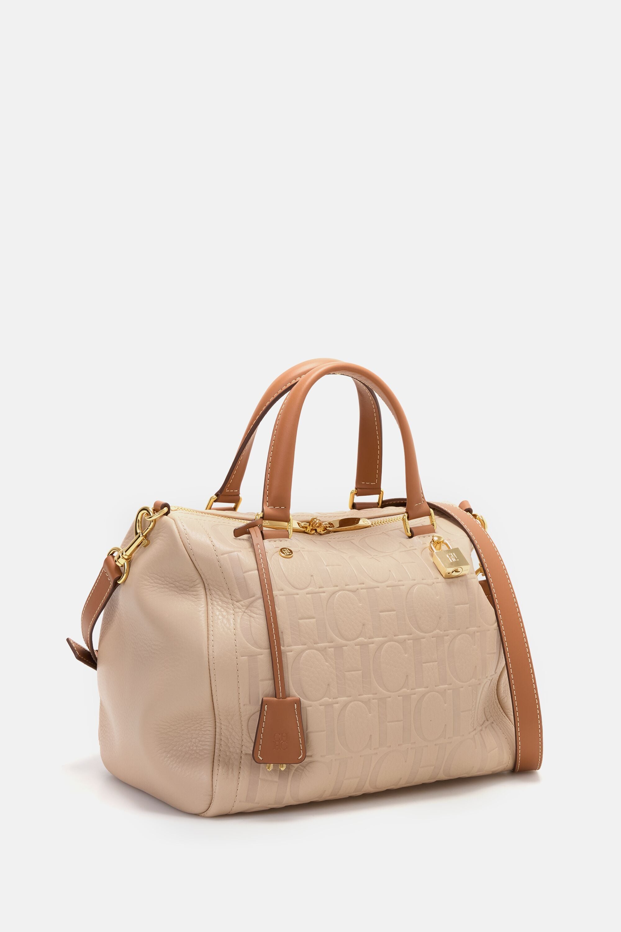 Andy 7 Locked | Medium Handbag almond - CH Carolina Herrera Italy