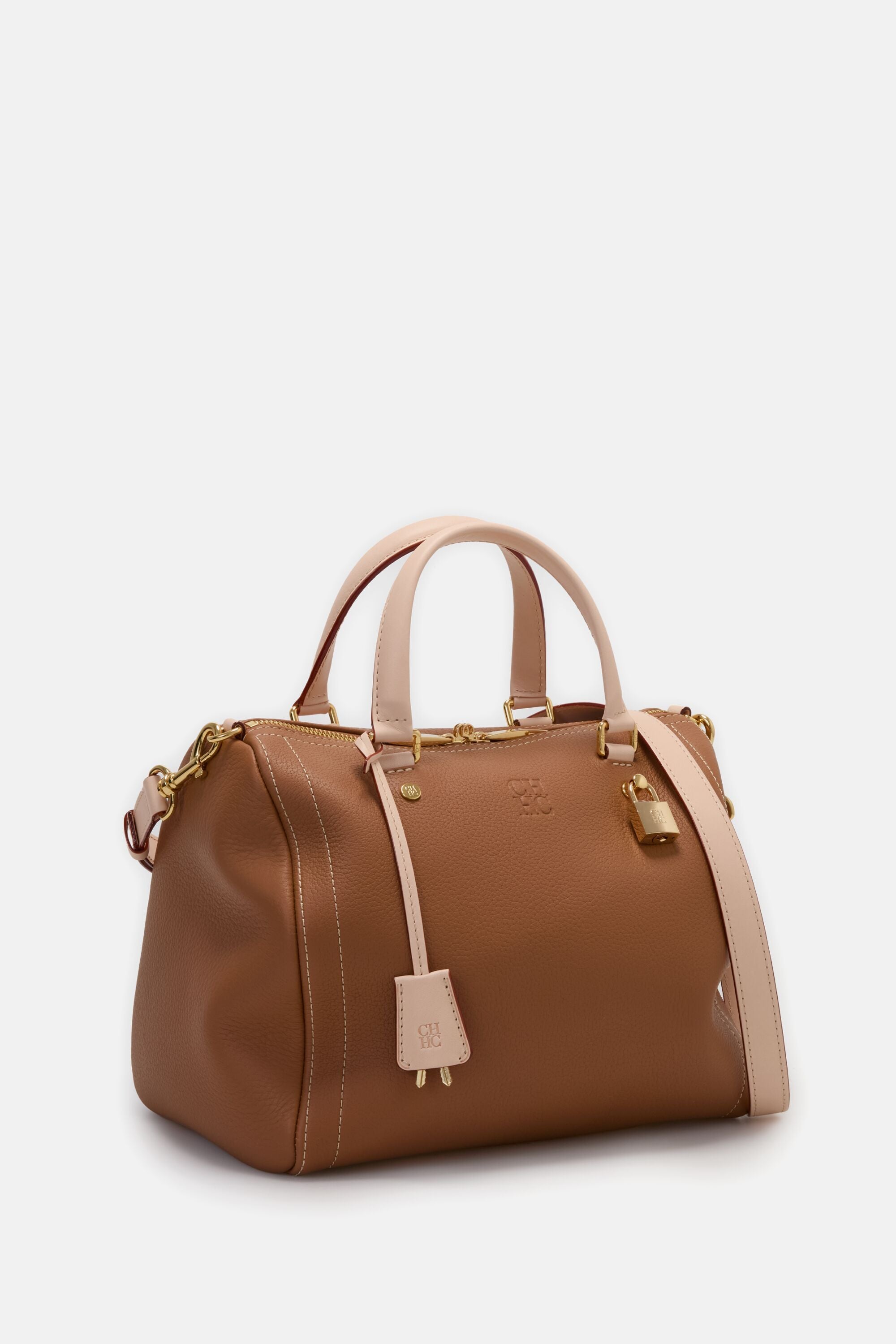 Andy 7 Locked | Medium Handbag cognac - CH Carolina Herrera United