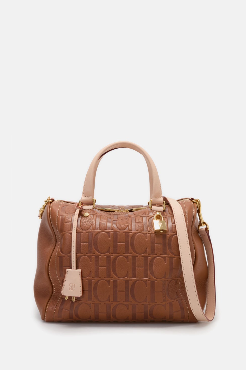 Andy 7 Locked | Medium Handbag cognac - CH Carolina Herrera Austria