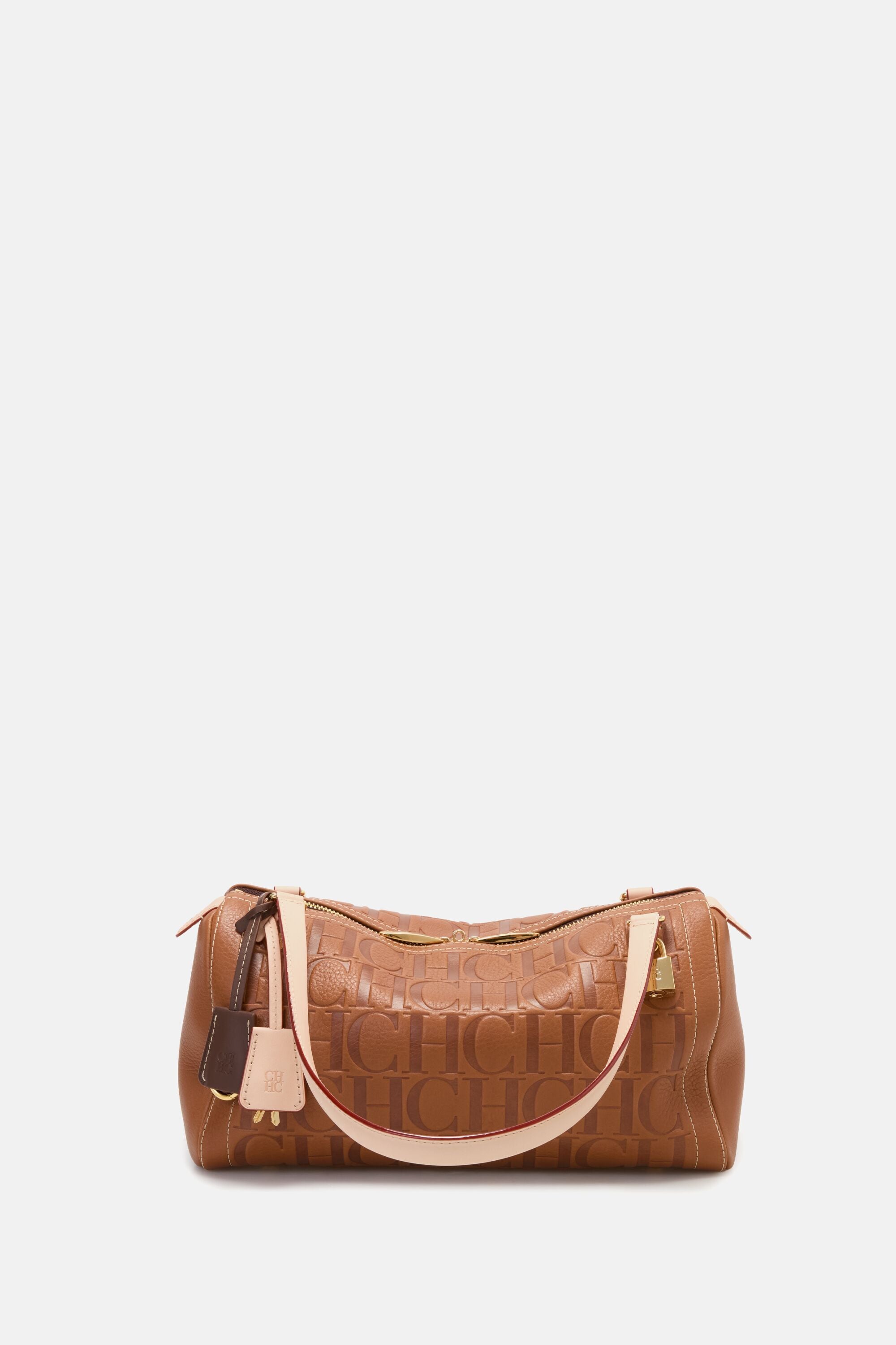 Andy 8 Locked Long | Medium Shoulder Bag cognac - CH Carolina