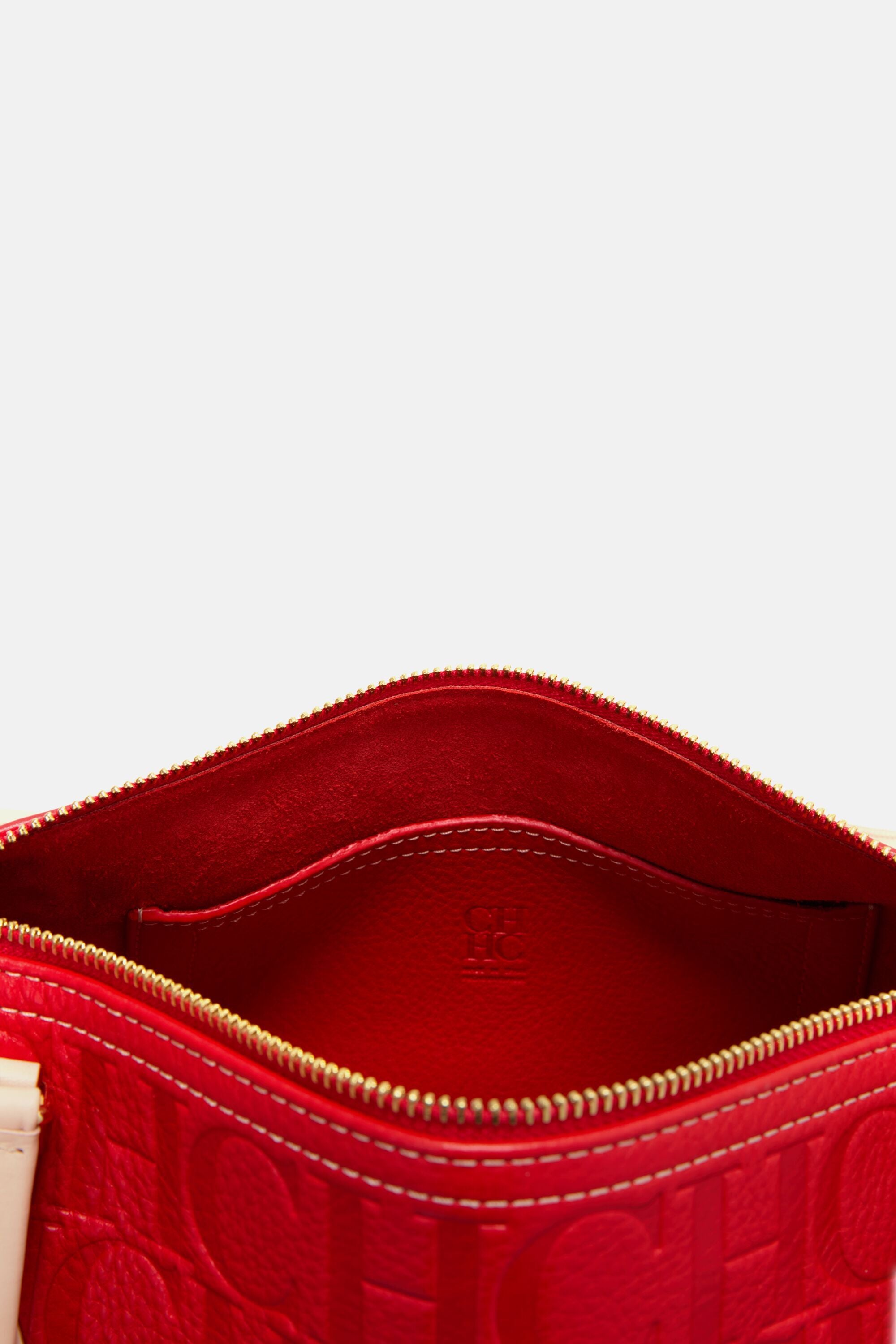 Andy 8 Locked Long | Medium Shoulder Bag red - CH Carolina Herrera