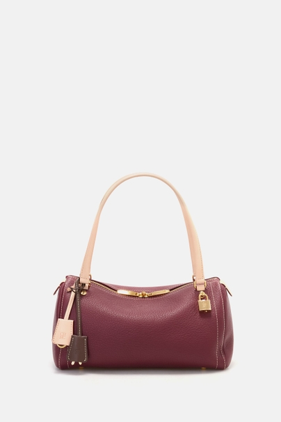 Andy 8 Locked Long | Medium Shoulder Bag - BURGUNDY
