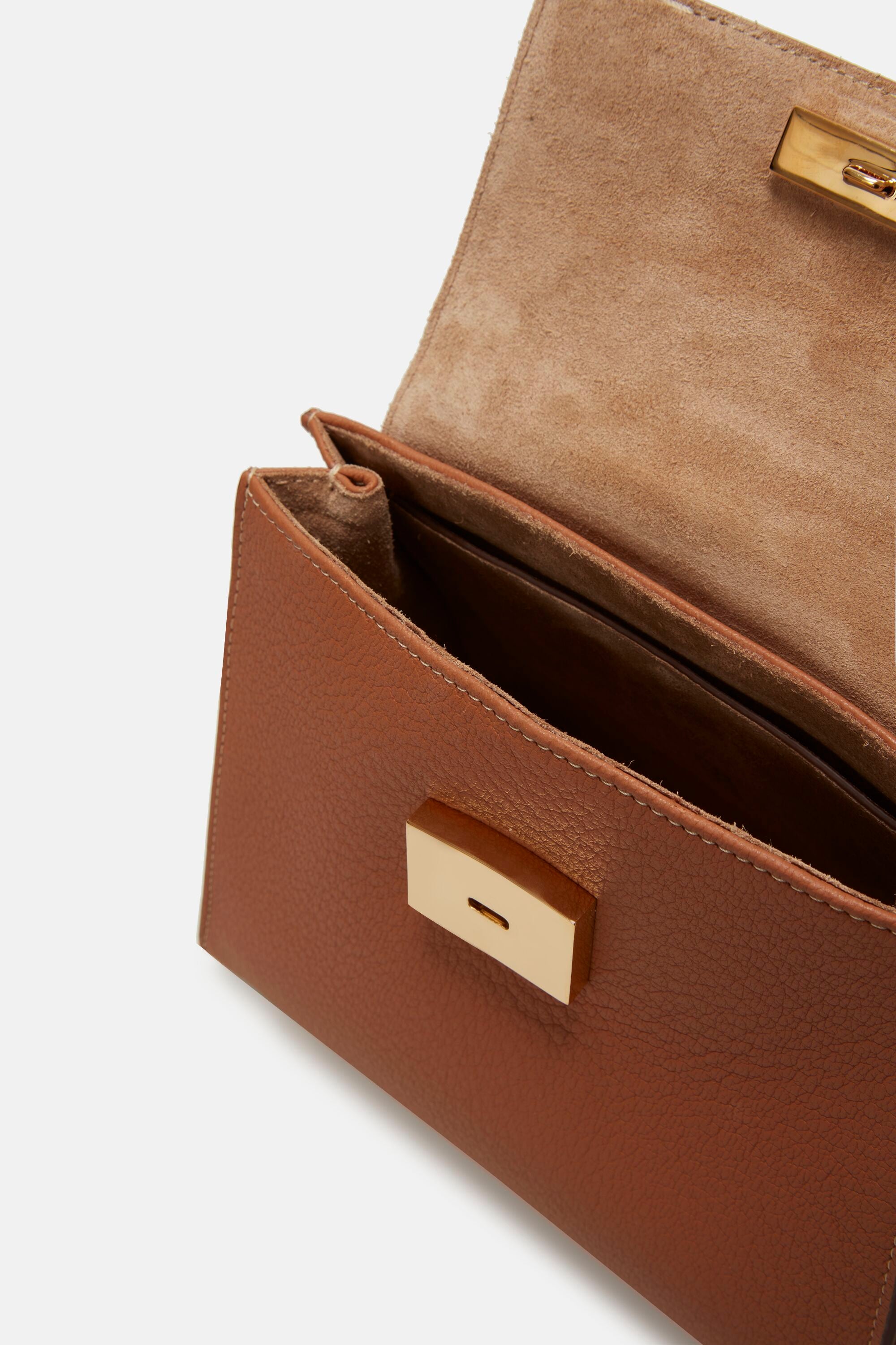 CH Carolina Herrera Mini Doma Insignia Handle Bag w/ Strap - Neutrals  Handle Bags, Handbags - CAO96106