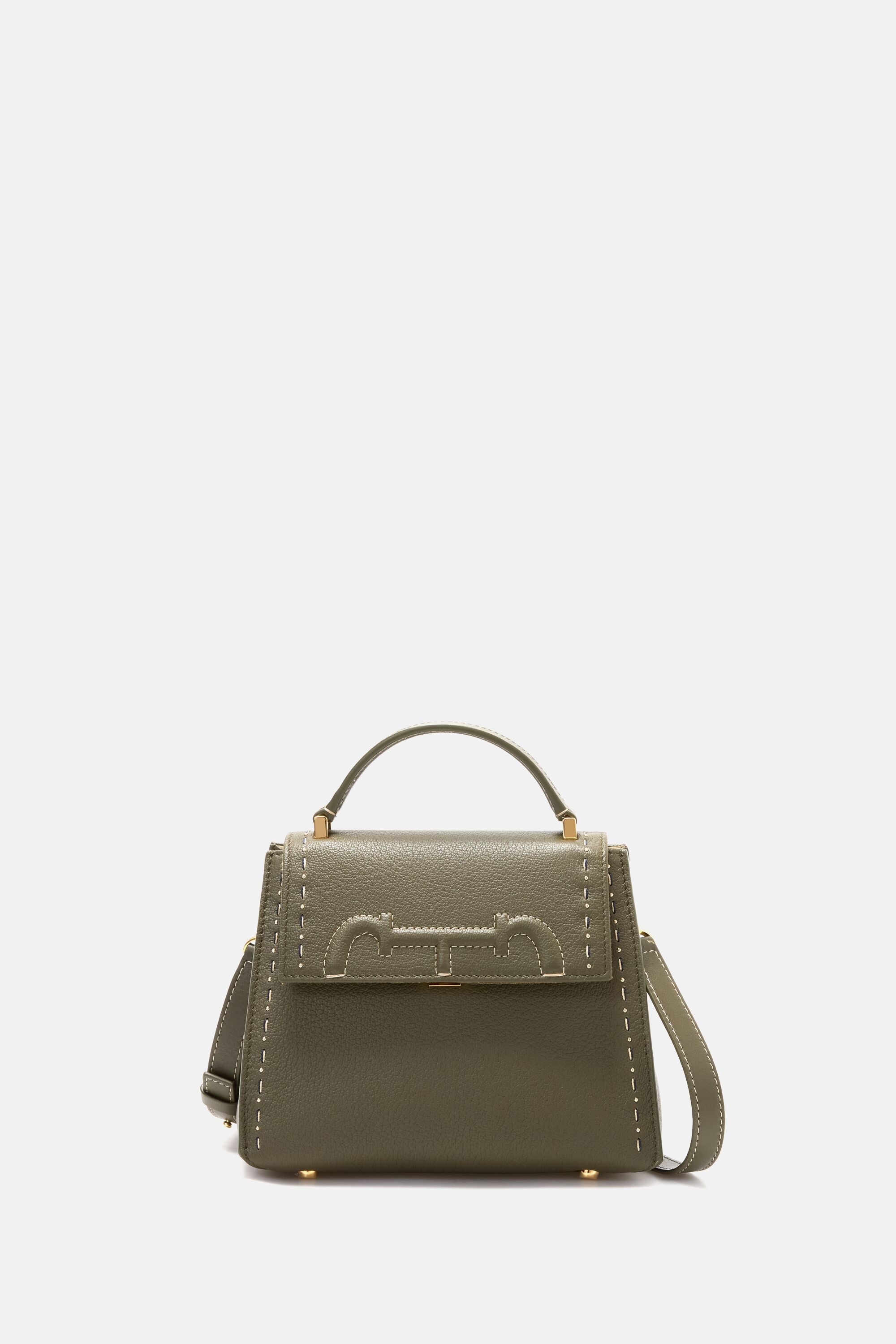 Doma Insignia Satchel | Bolso de Mano Pequeño