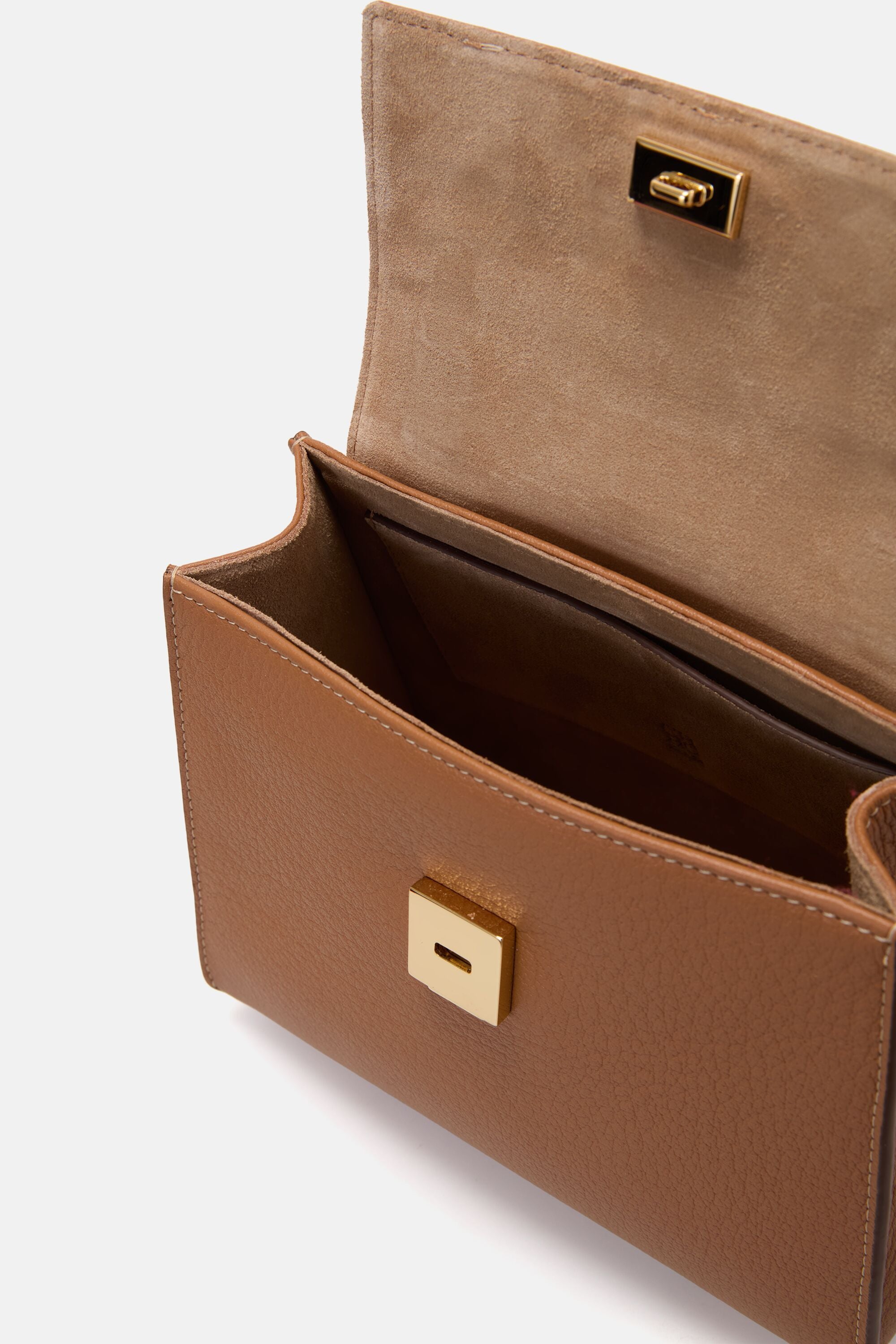 Doma Insignia Satchel | Mini Crossbody Bag cognac - CH Carolina