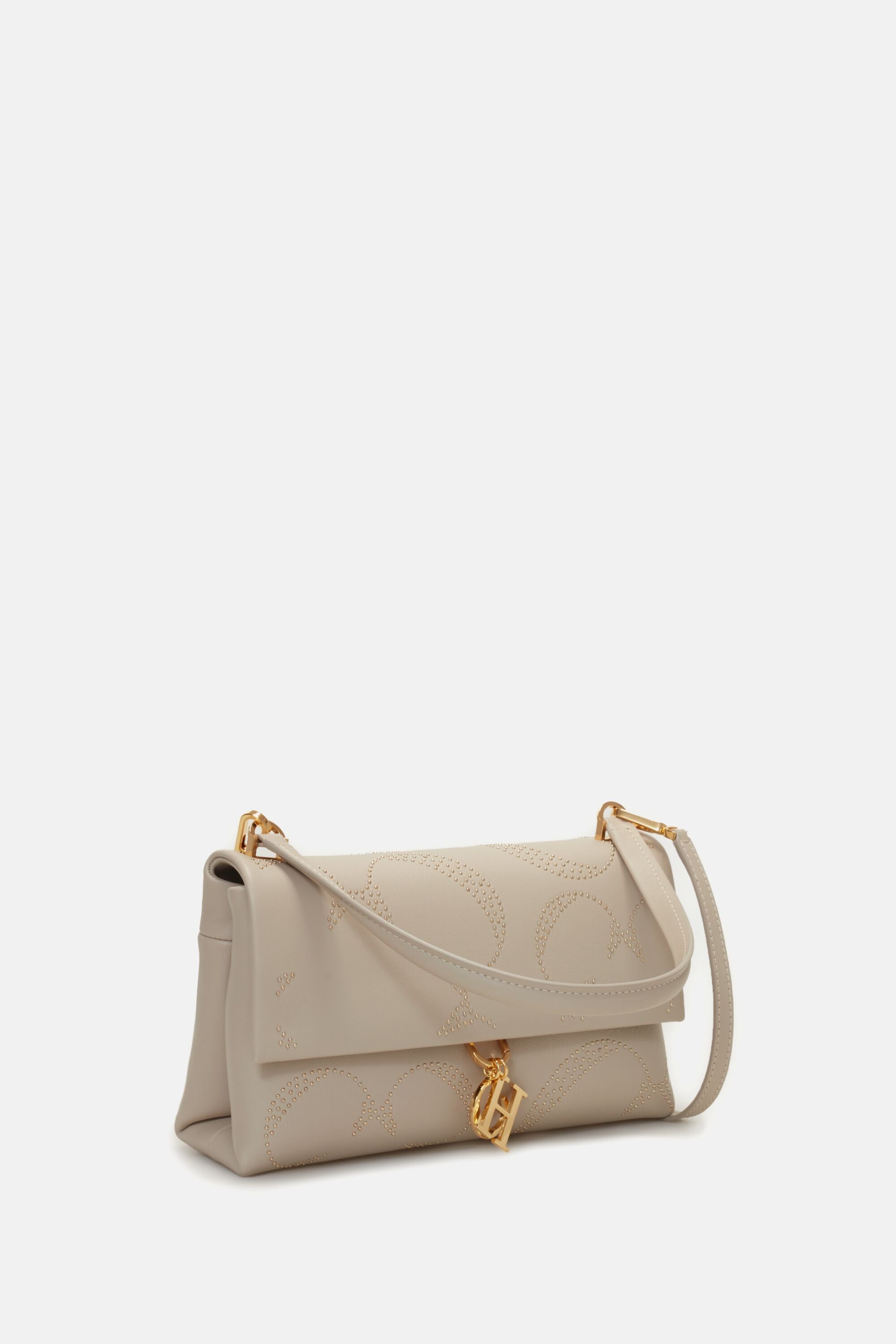 Camelot Bolso de hombro mediano beige CH Carolina Herrera Espa a