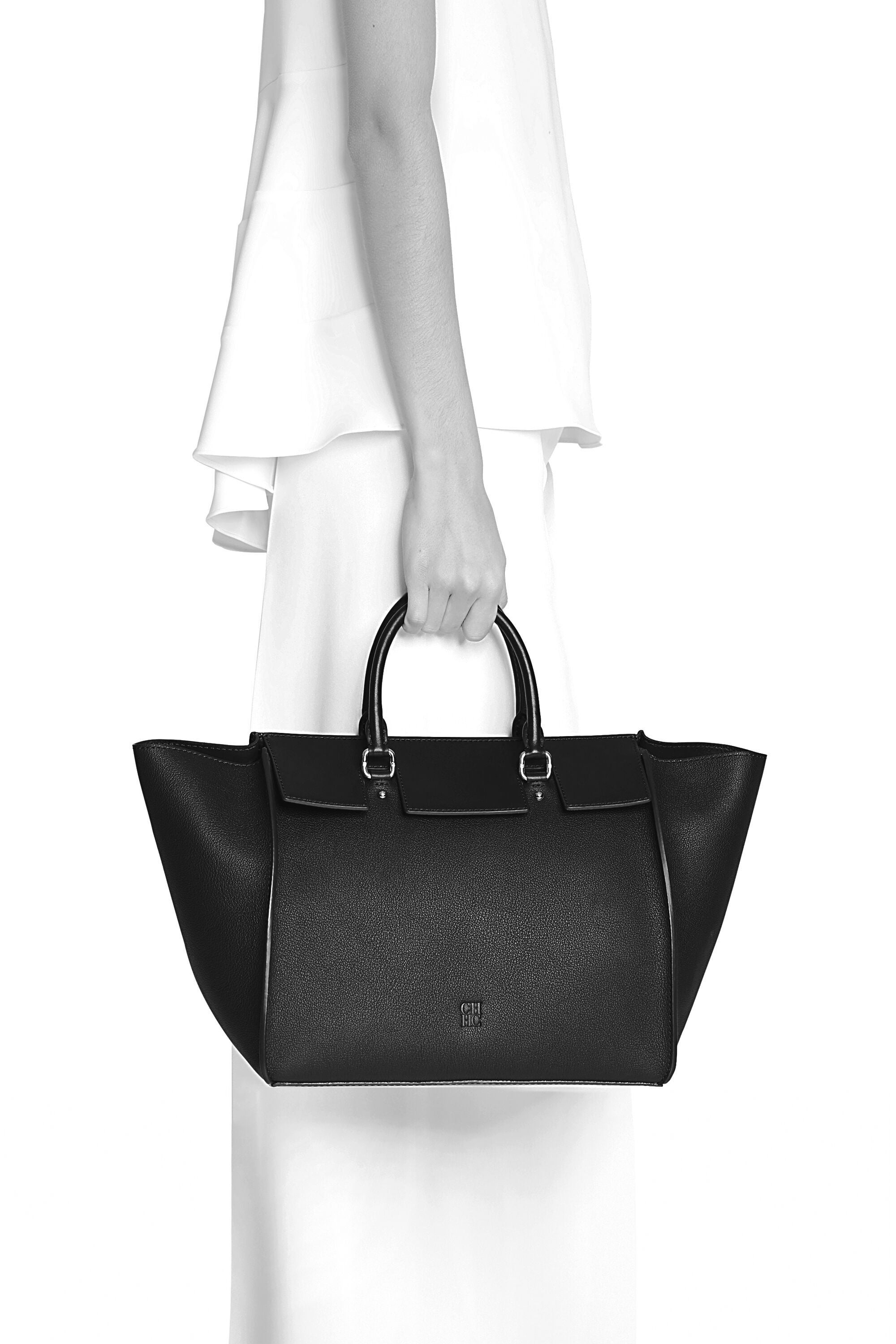 Vendome | Medium handbag seaweed/mimosa - CH Carolina Herrera