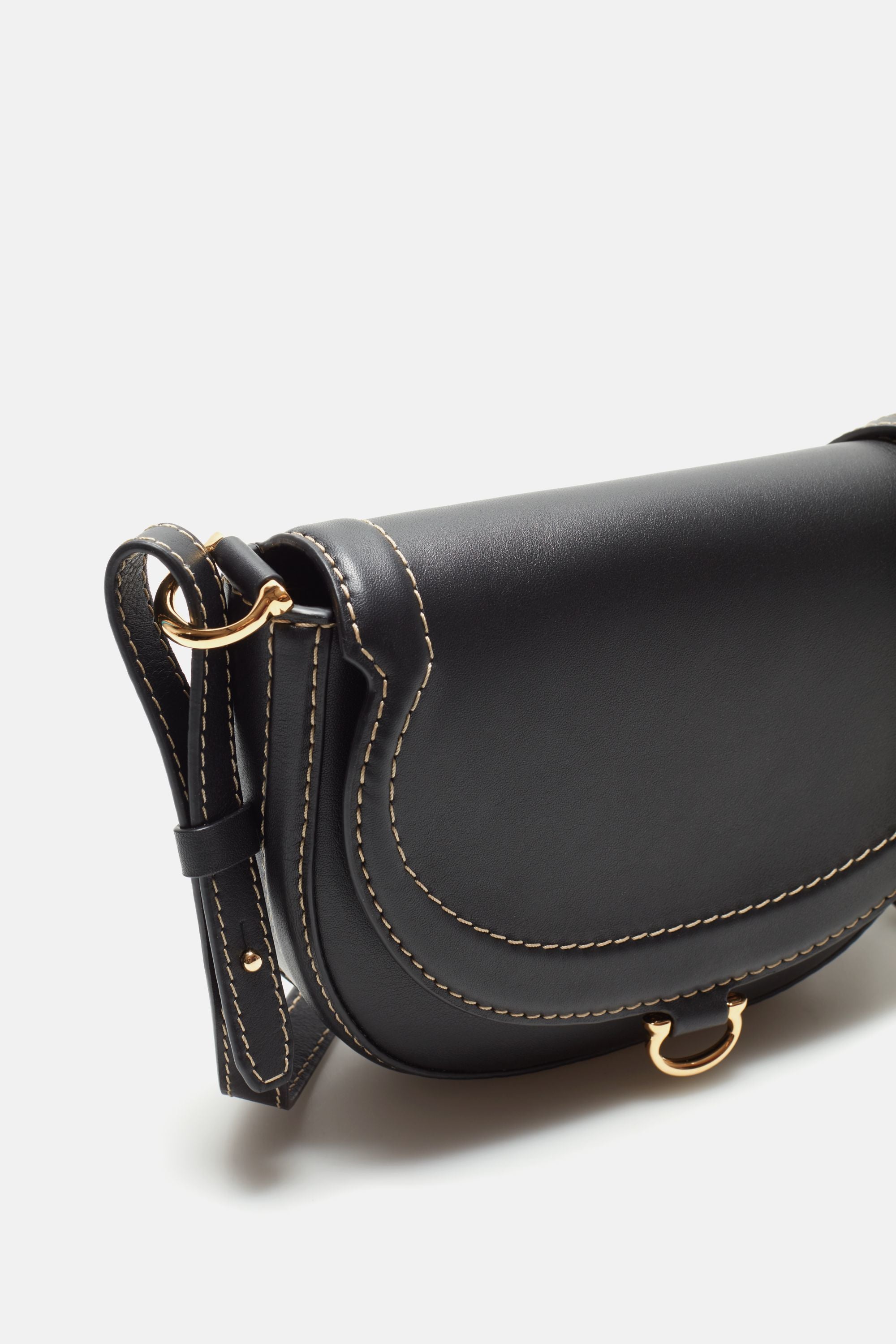 Carolina Herrera Charro Insignia Small Crossbody Bag in Black — UFO No More