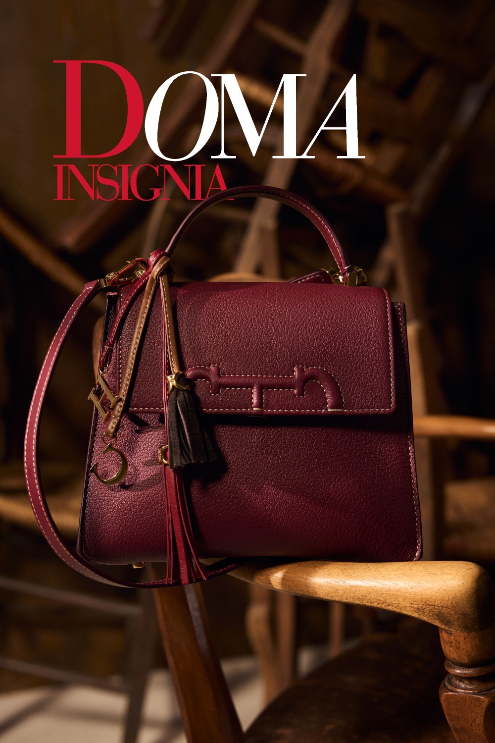 DOMA INSIGNIA SATCHEL | MEDIUM HANDBAG
