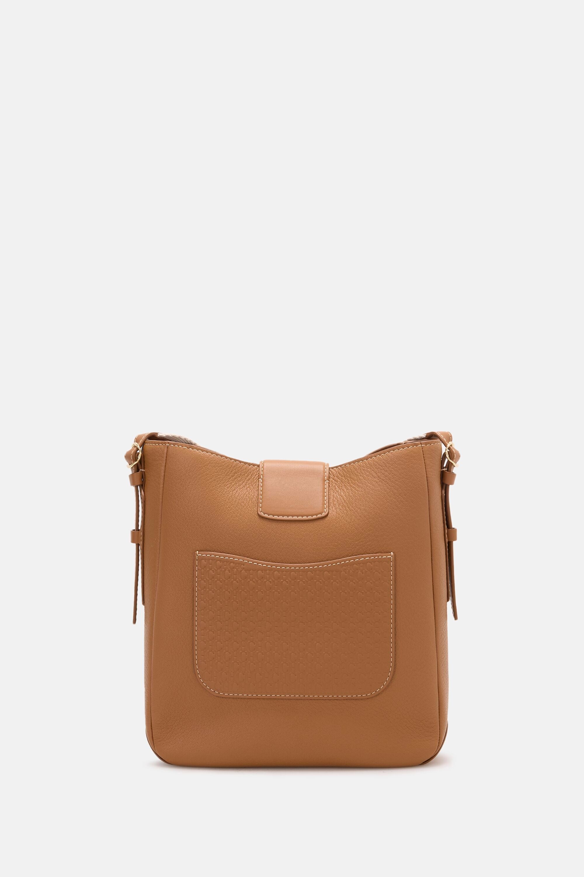 Charnela Insignia Crossbody | Large Crossbody Bag cognac - CH