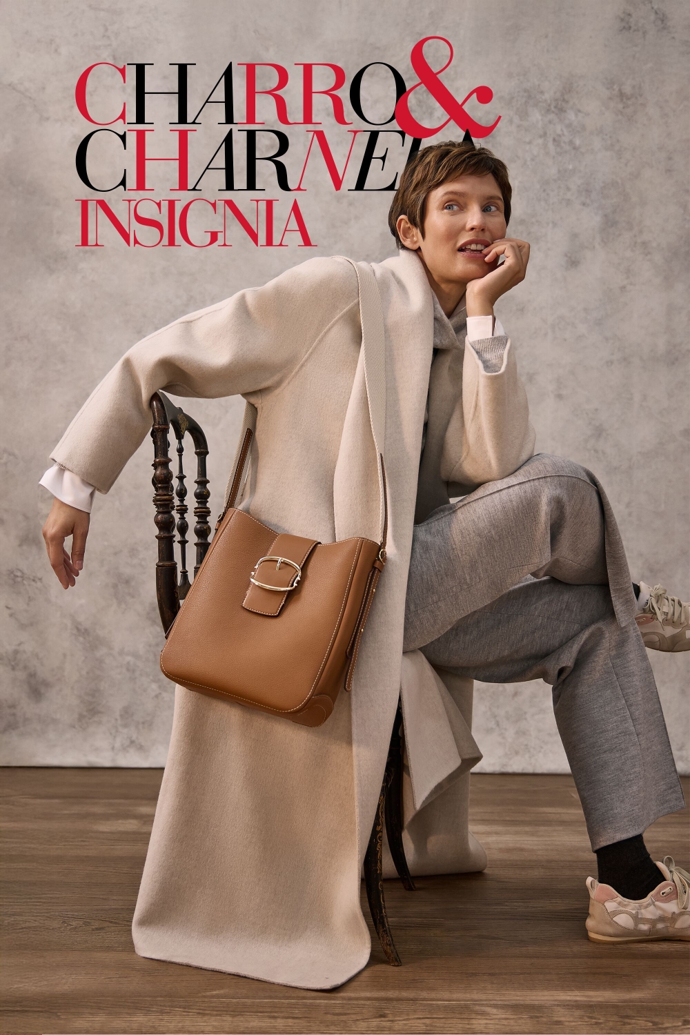 CHARNELA INSIGNIA CROSSBODY | LARGE CROSSBODY BAG