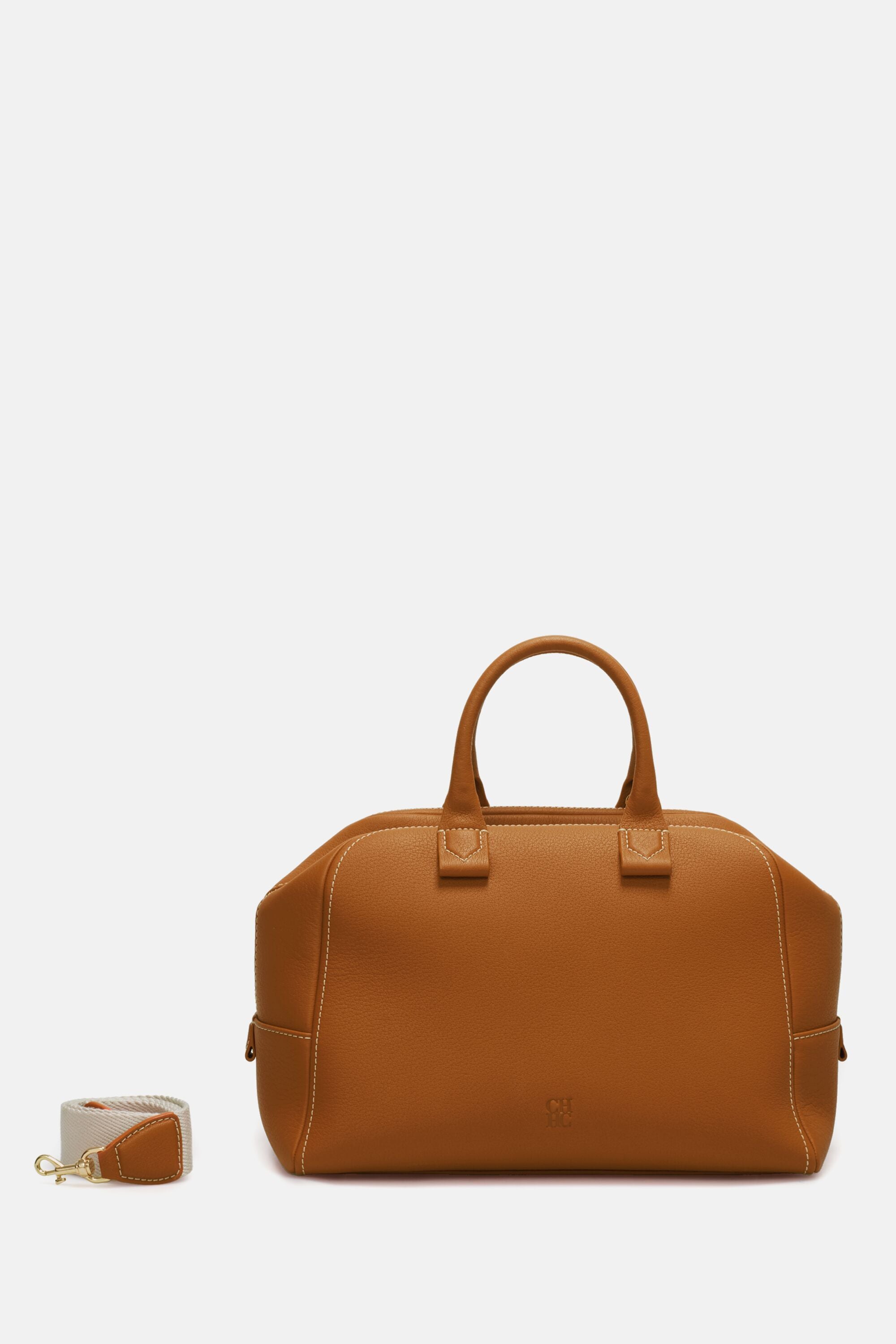 Blasón S | Medium handbag cognac - CH Carolina Herrera United States