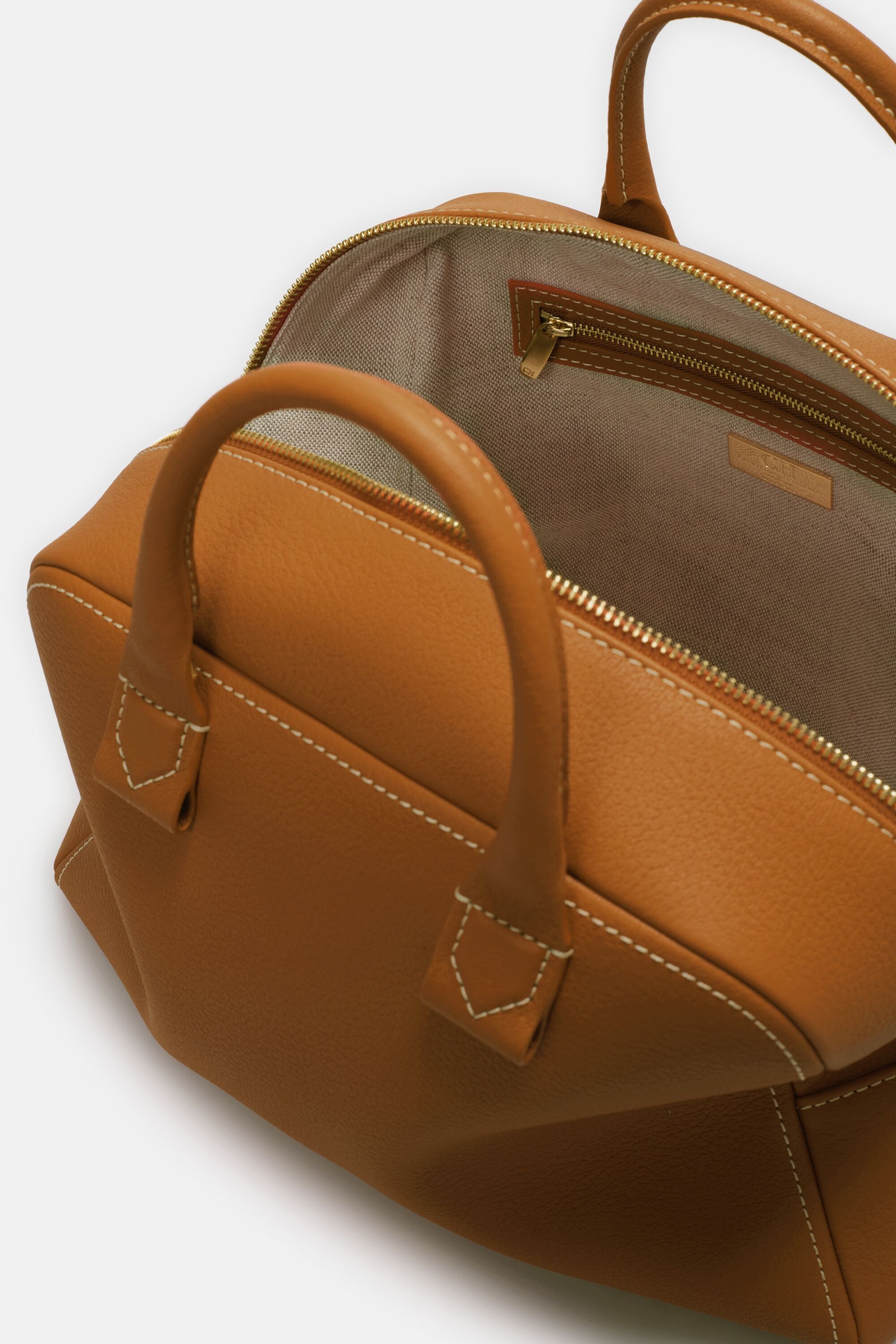 Blasón S | Medium handbag cognac - CH Carolina Herrera United States