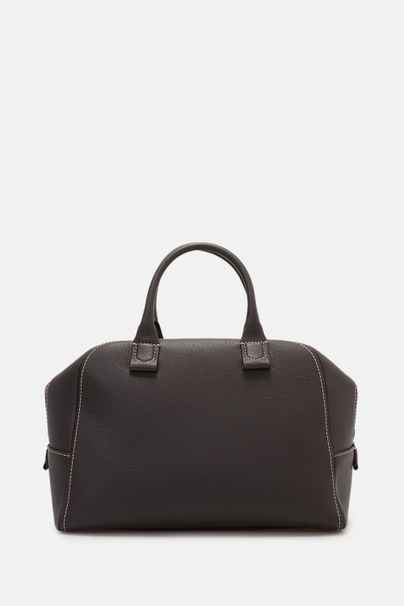 Blasón S | Medium Handbag - DARK BROWN
