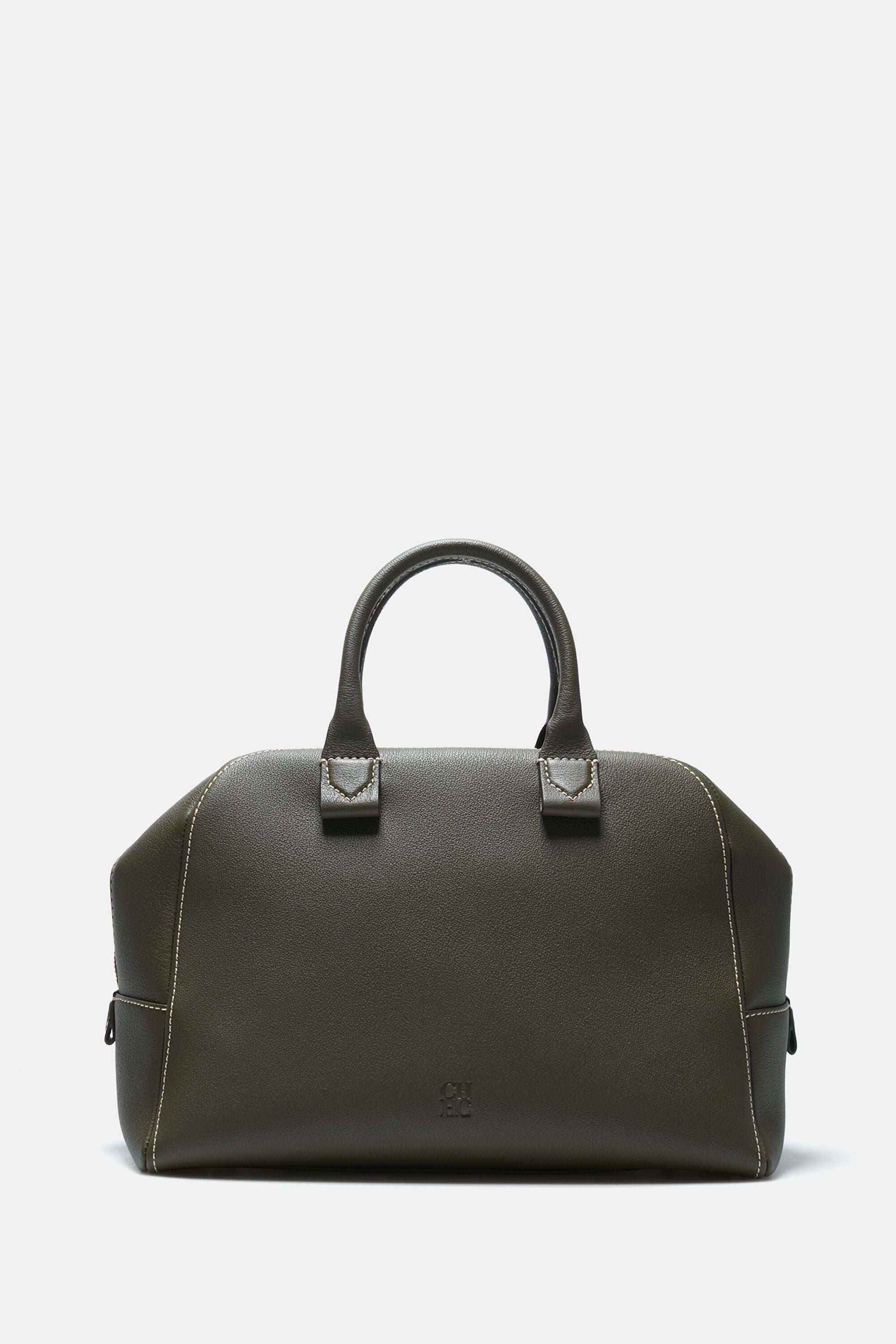 Blasón S | Medium handbag khaki - CH Carolina Herrera United States