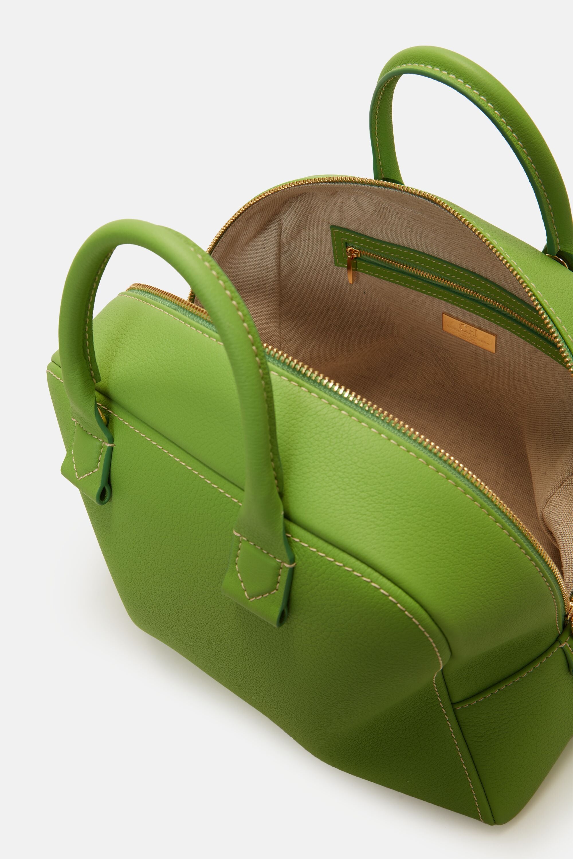 Blasón S | Medium Handbag lime green - CH Carolina Herrera