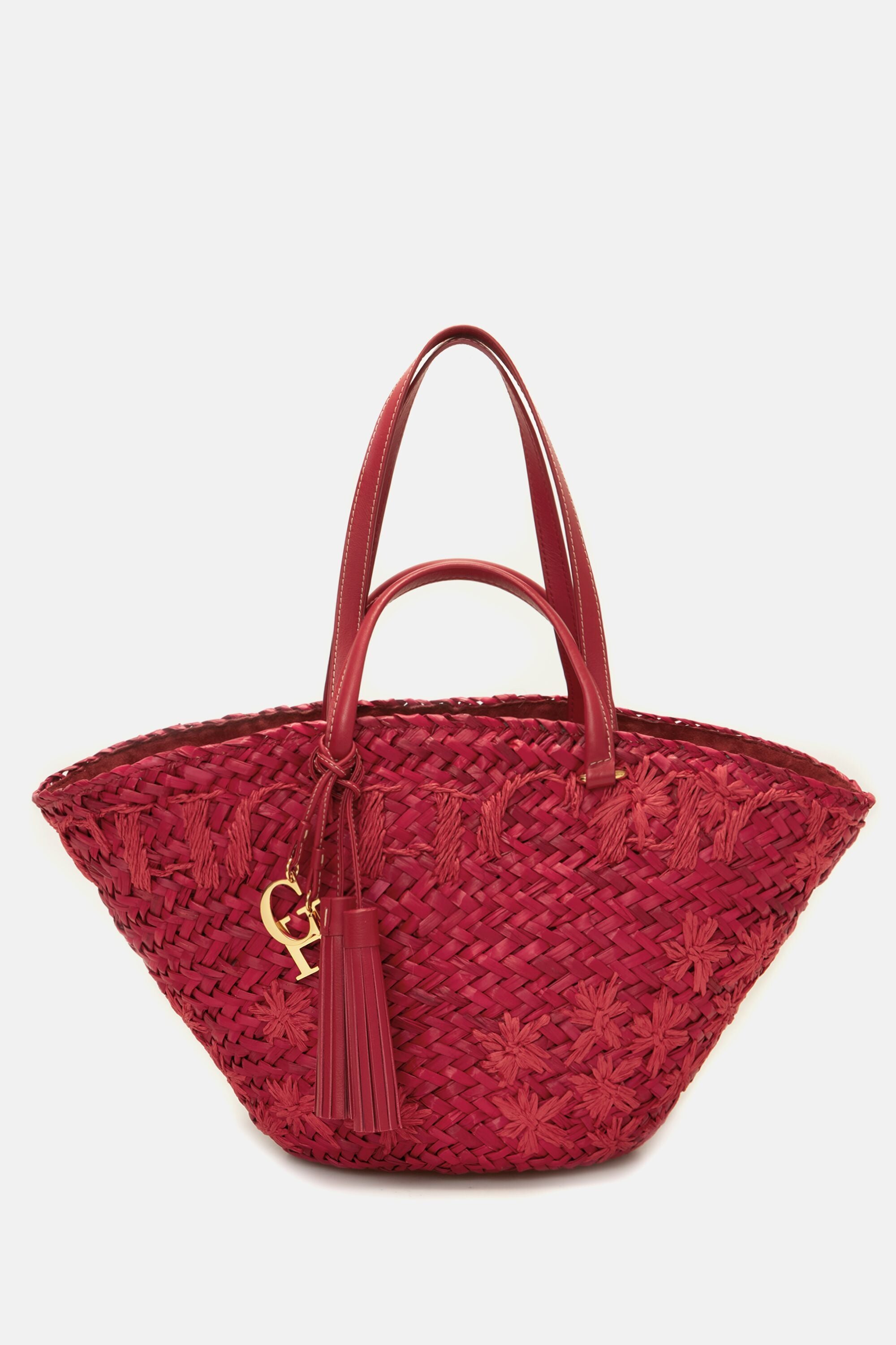 Capazo | Medium Handbag red - CH Carolina Herrera United States
