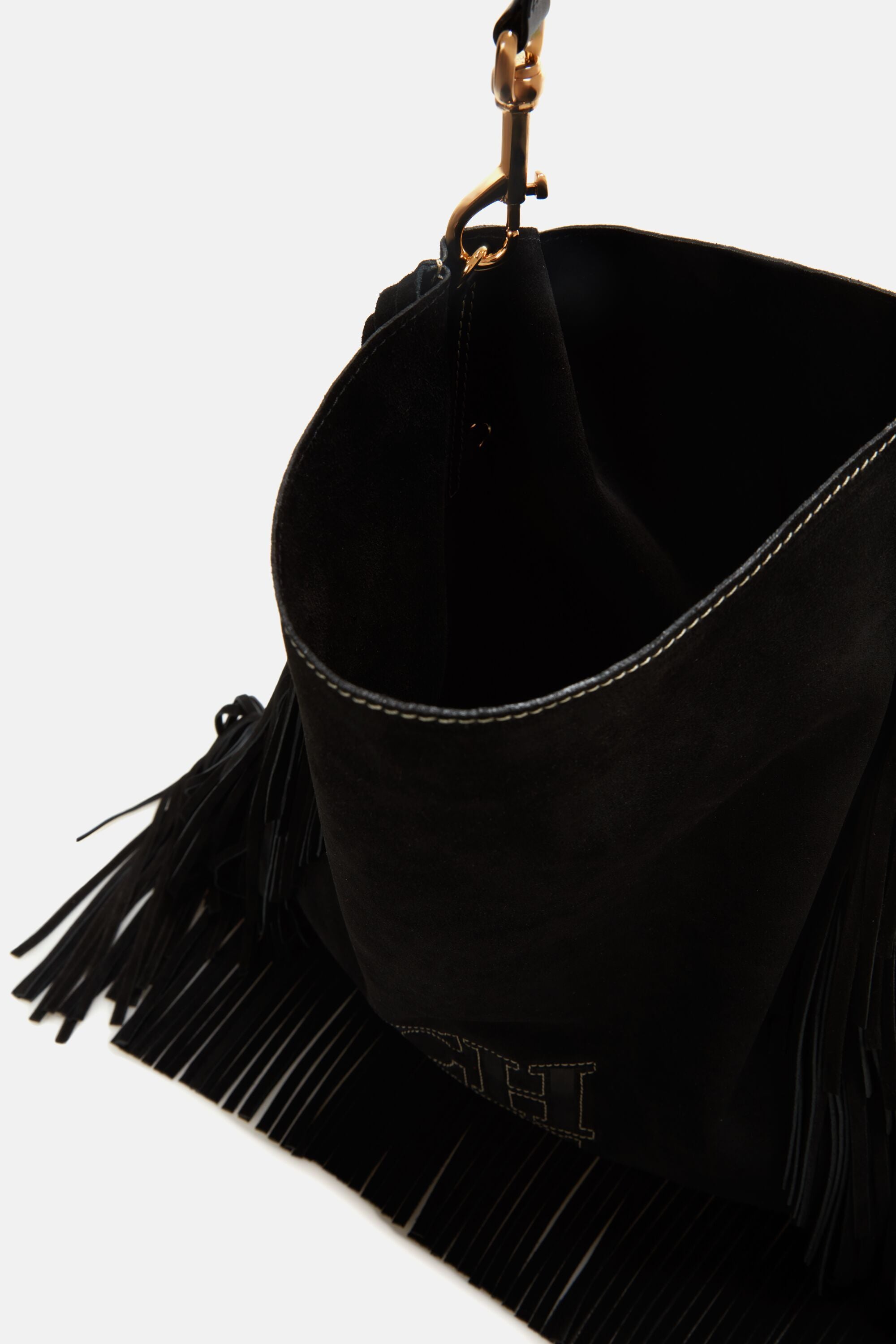 Poncho | Large shoulder bag black - CH Carolina Herrera