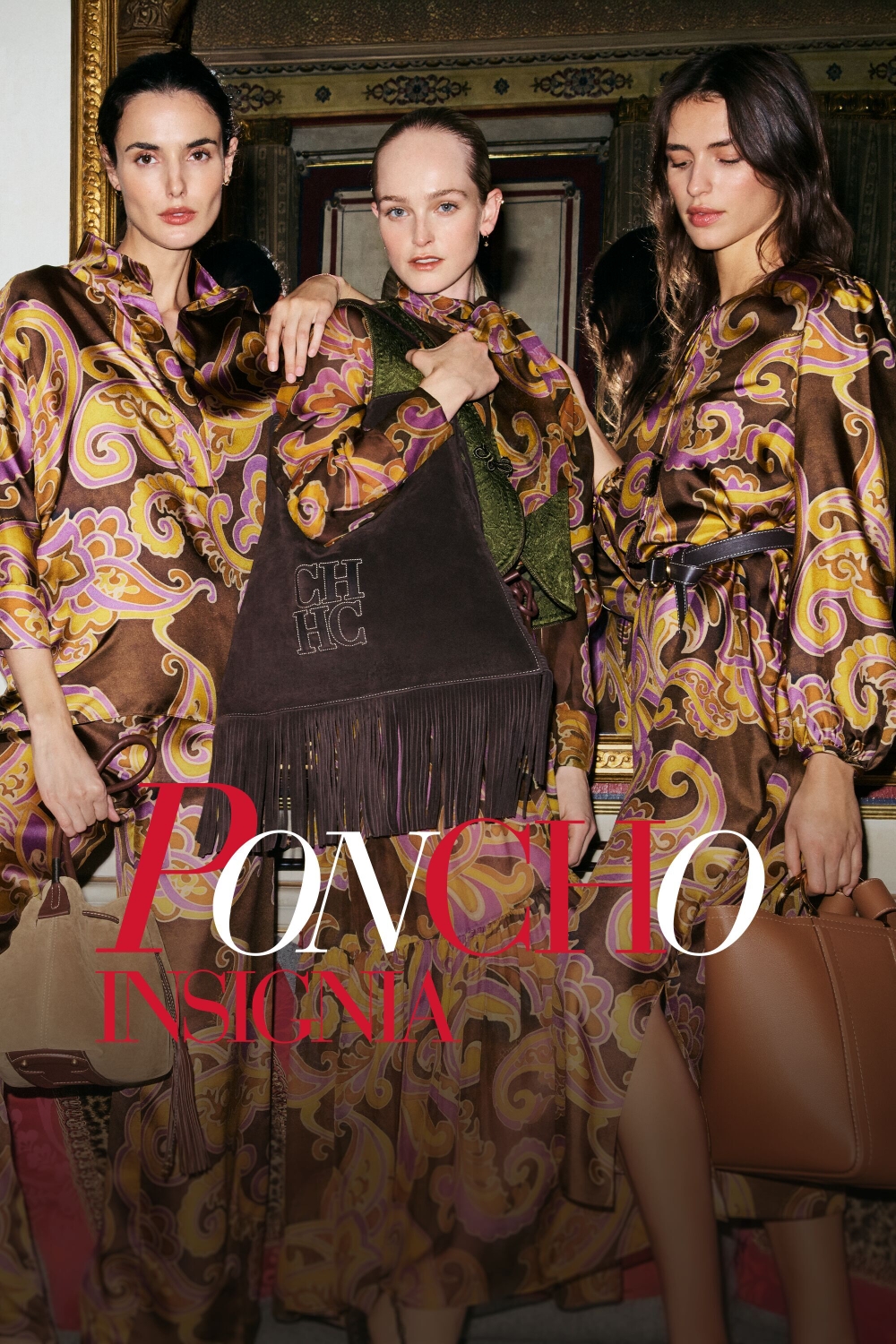 PONCHO INSIGNIA | LARGE SHOULDER BAG