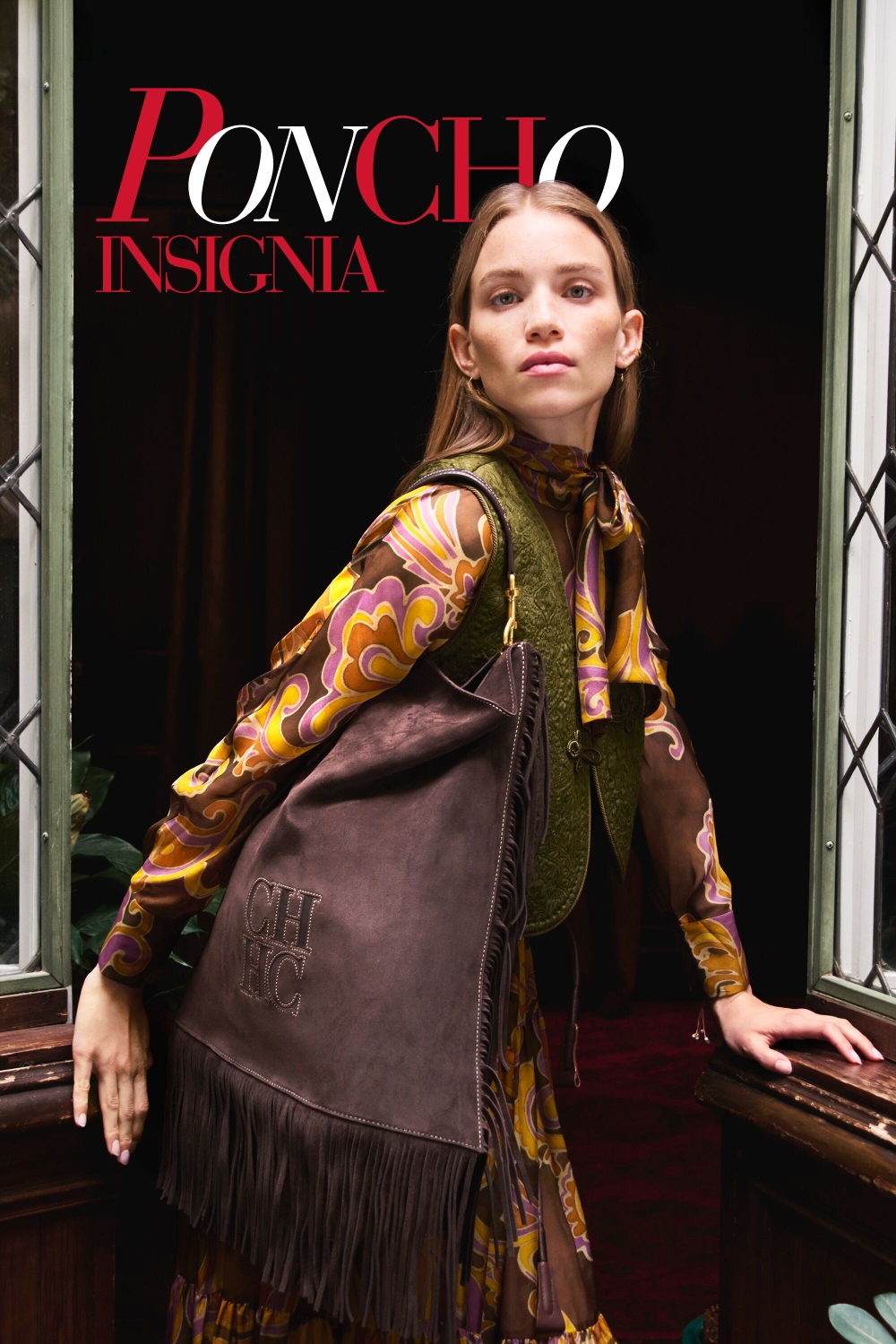 PONCHO INSIGNIA | BOLSO DE HOMBRO GRANDE