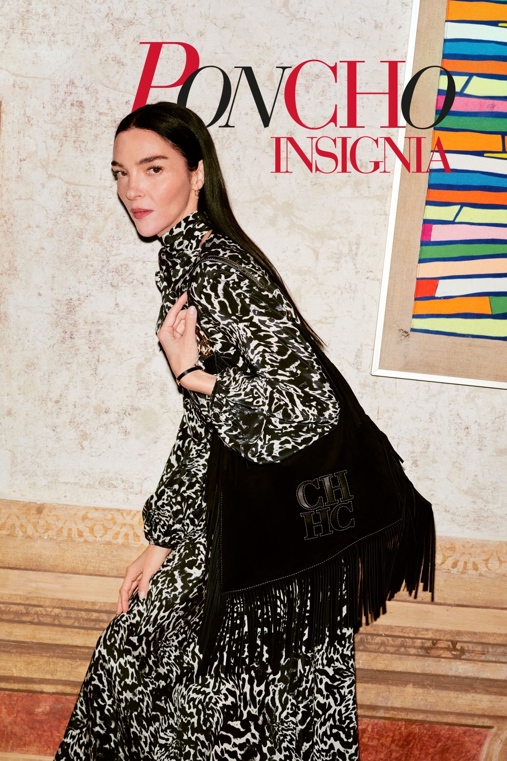 PONCHO INSIGNIA | LARGE SHOULDER BAG