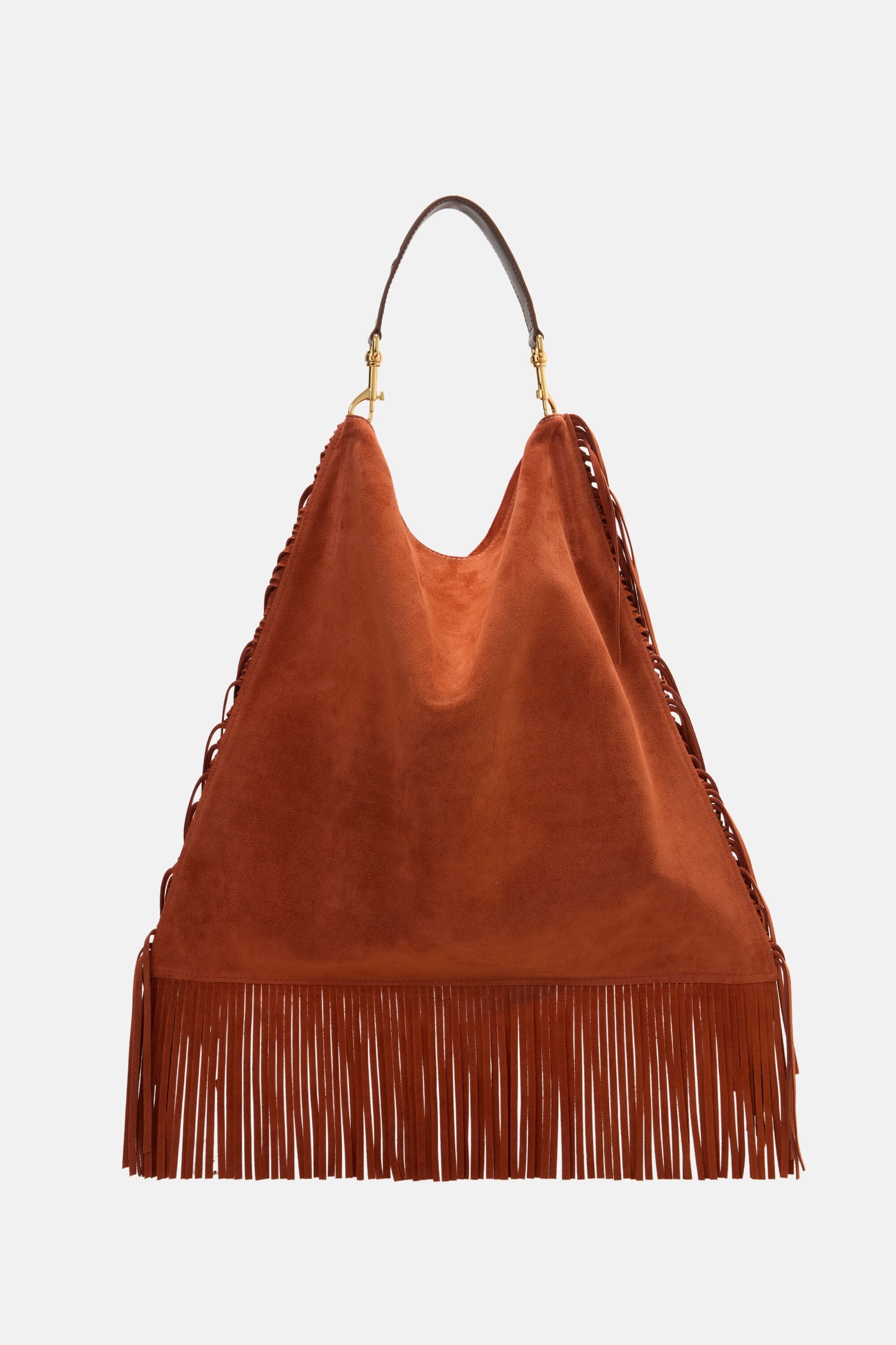 Poncho Insignia | Large Shoulder Bag brandy - CH Carolina Herrera 