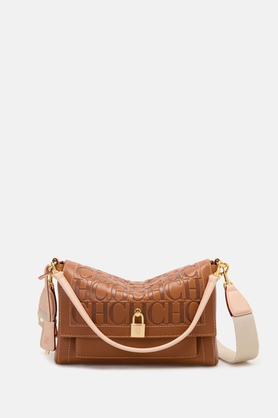 Andy Locked Pocket | Bolso de Hombro Mediano - COGNAC