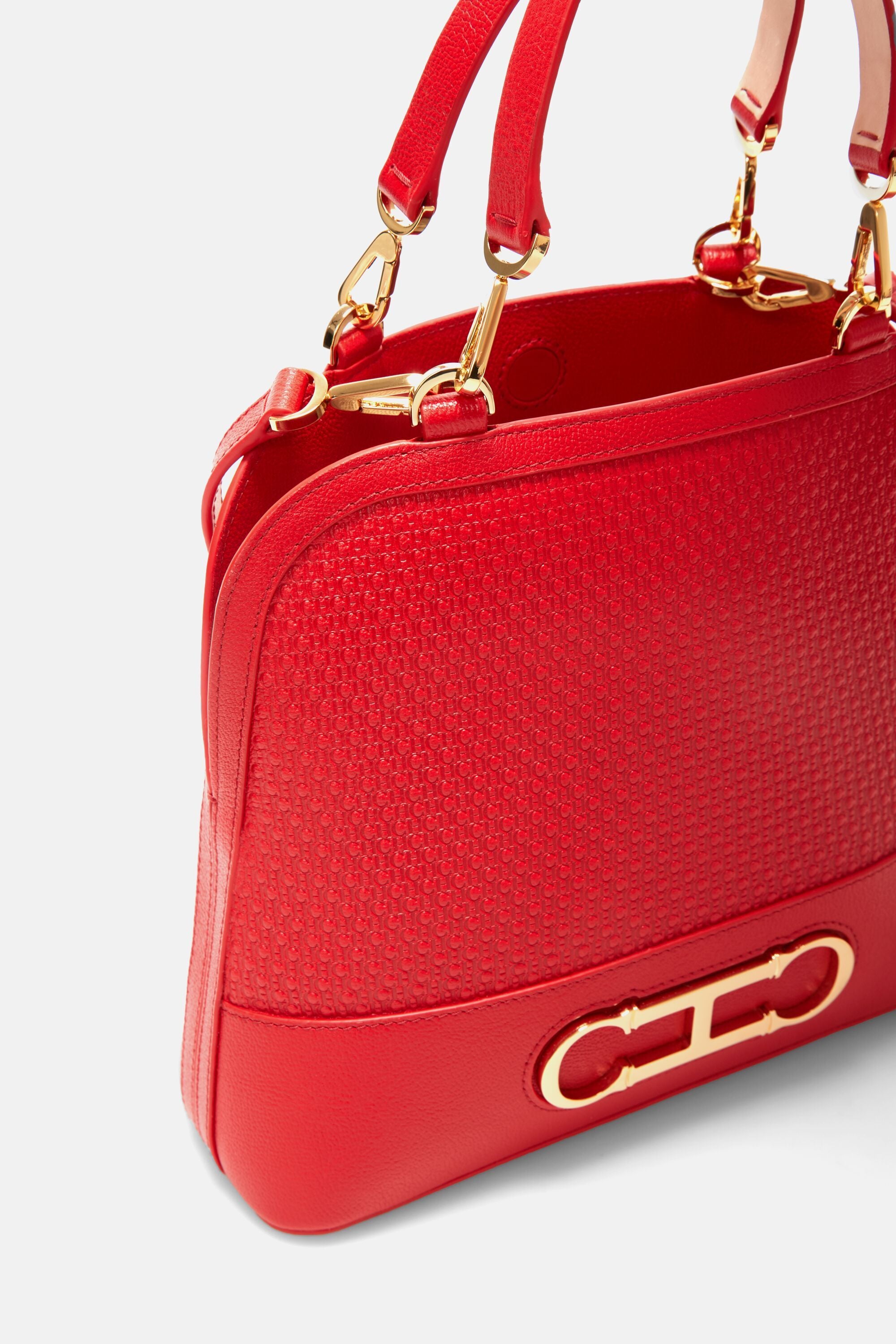 Initials Insignia Satchel  Medium handbag red - CH Carolina Herrera Italy