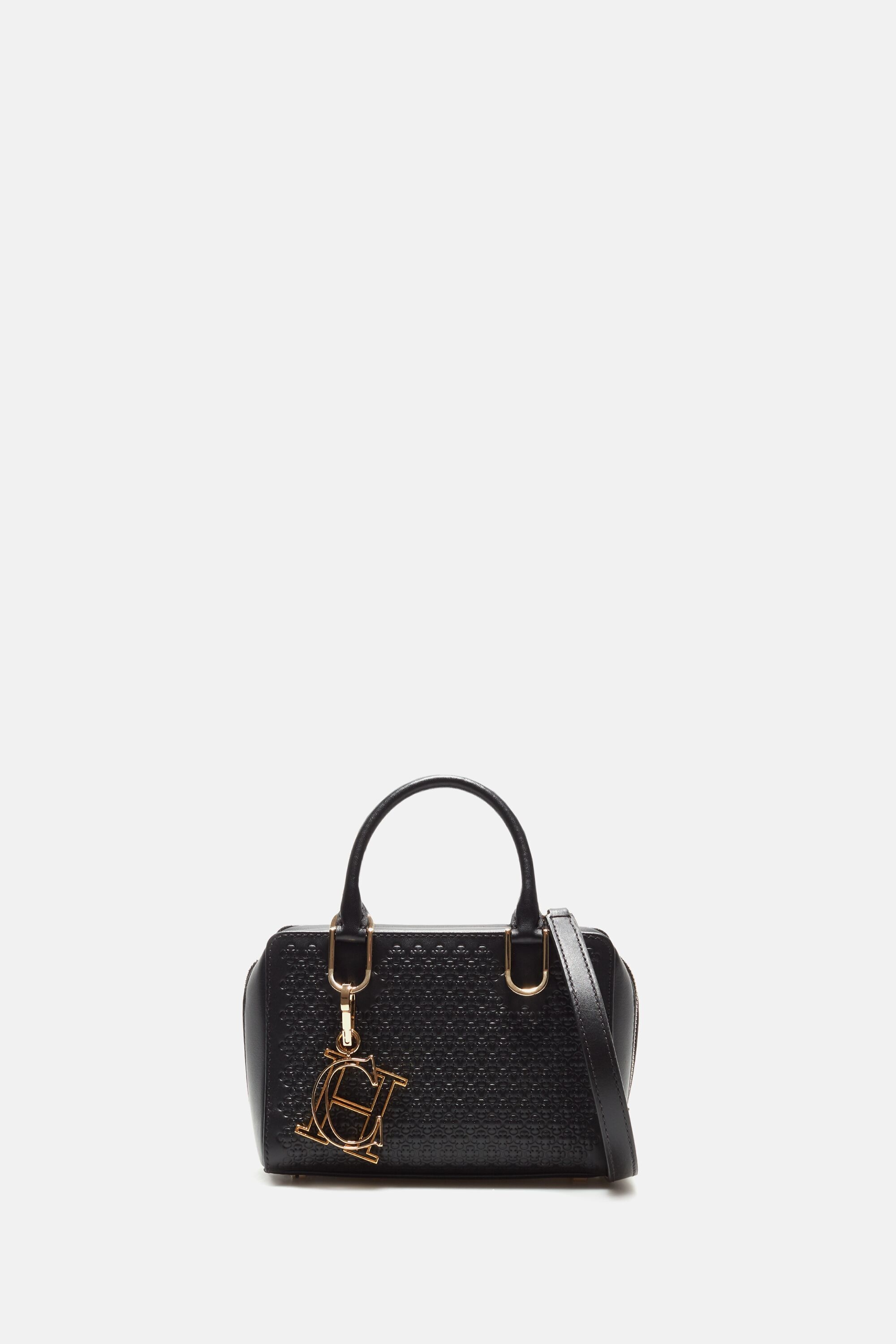 What Goes Around Comes Around Dior Canvas Mini Boston Bag in Black