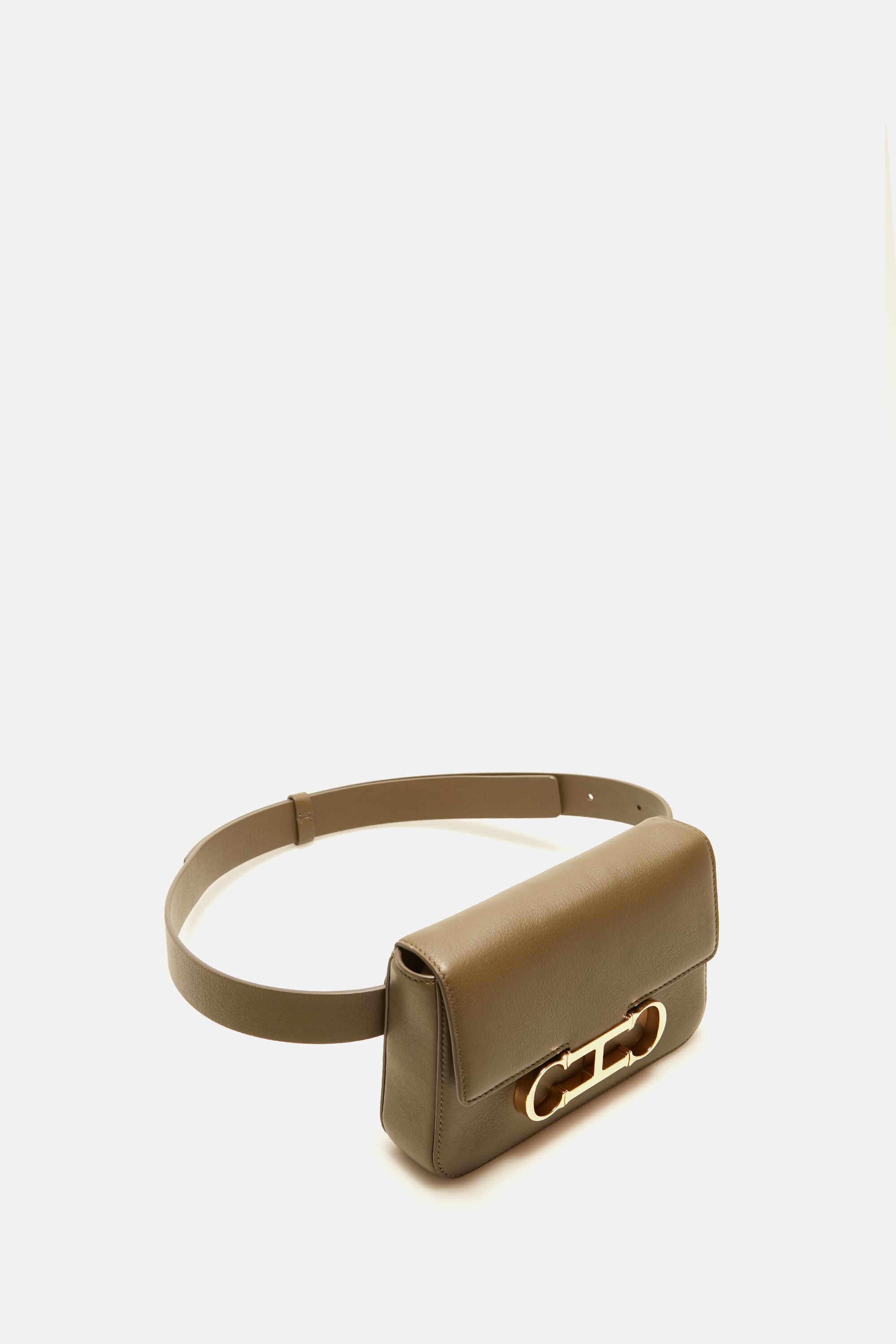 Initials Insignia  Small belt bag khaki - CH Carolina Herrera