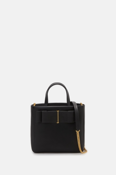 Lacito Insignia Tote | Small Handbag - BLACK