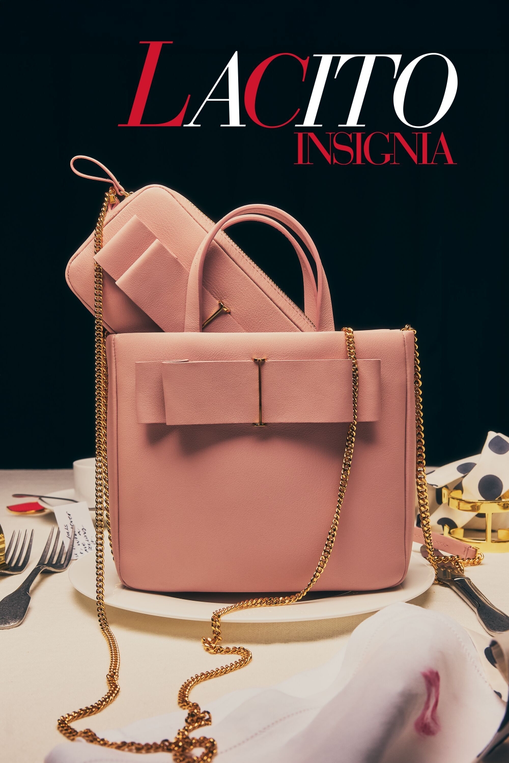LACITO INSIGNIA TOTE | BOLSO DE MANO PEQUEÑO