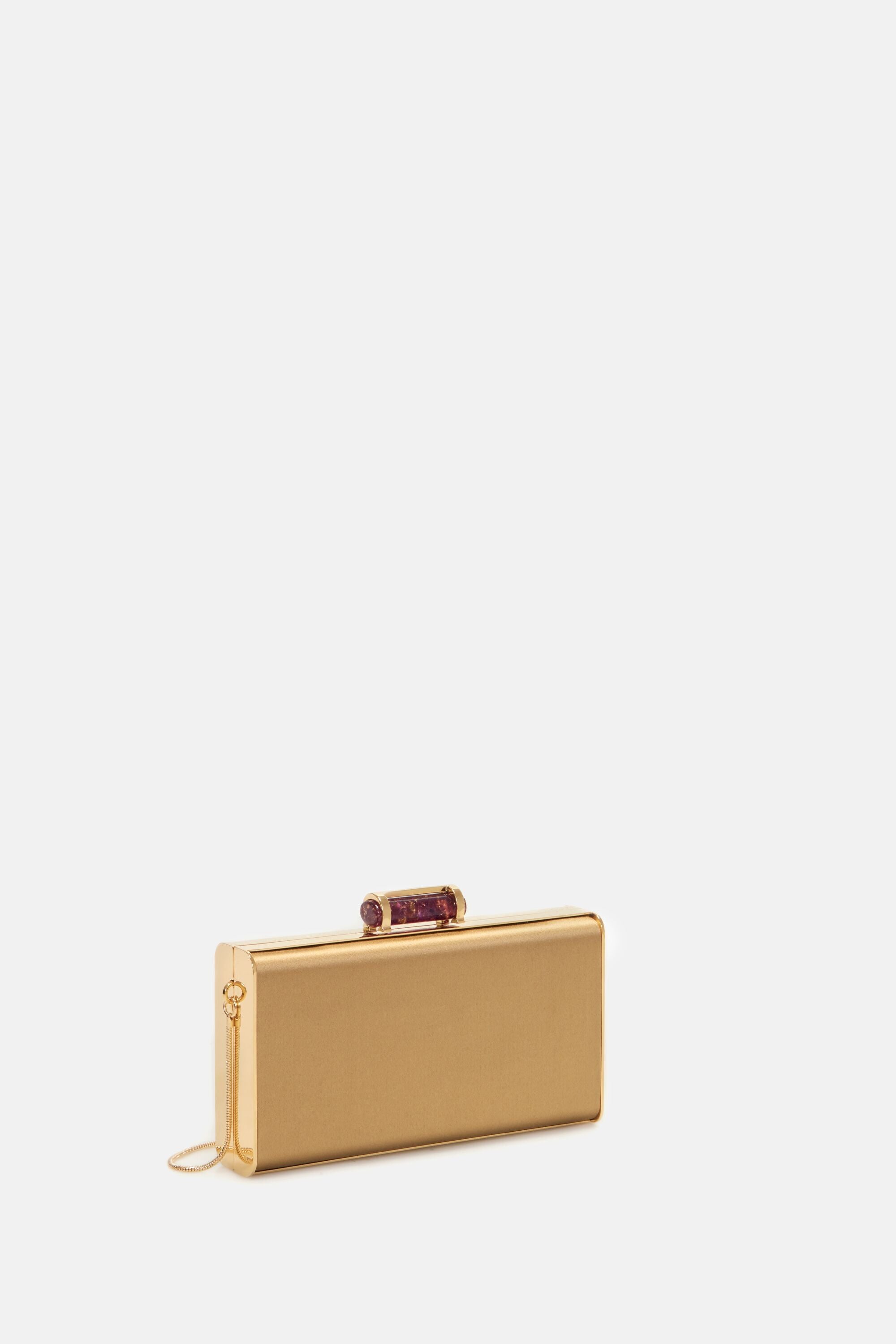 Scala Insignia | Small clutch gold - CH Carolina Herrera United States