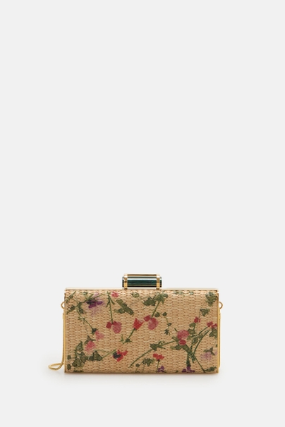 Scala Insignia | Small Clutch - BEIGE/MULTICOLOR