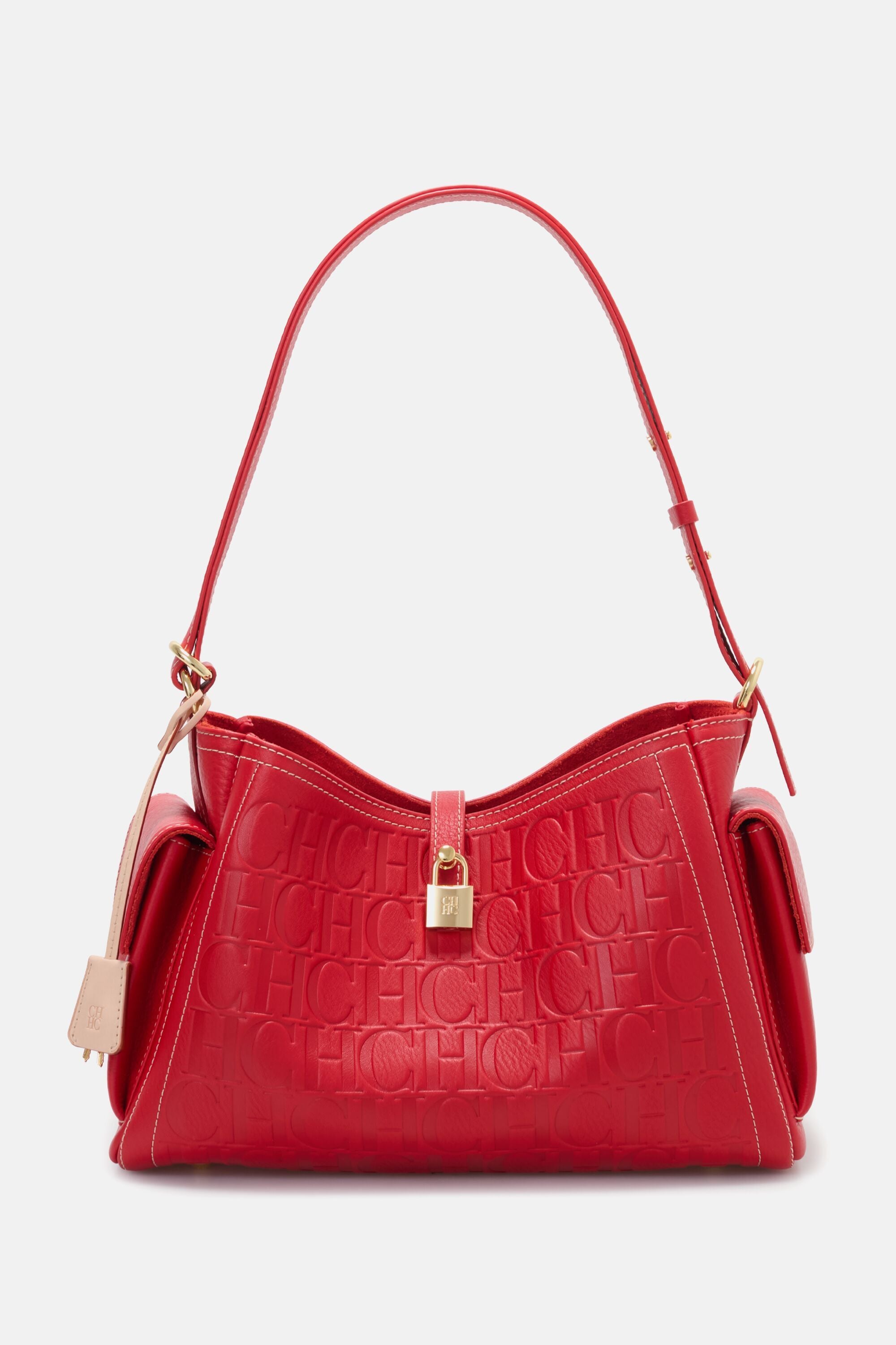 Andy Locked Multipocket | Medium Shoulder Bag red - CH Carolina
