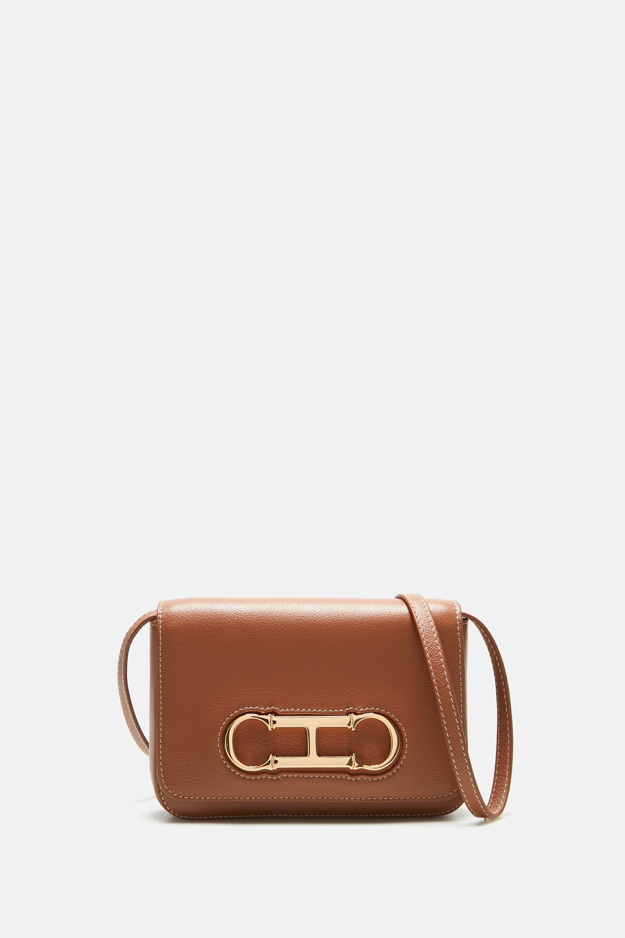 Tiny Doma Insignia Satchel  Mini handbag cognac - CH Carolina Herrera  United States